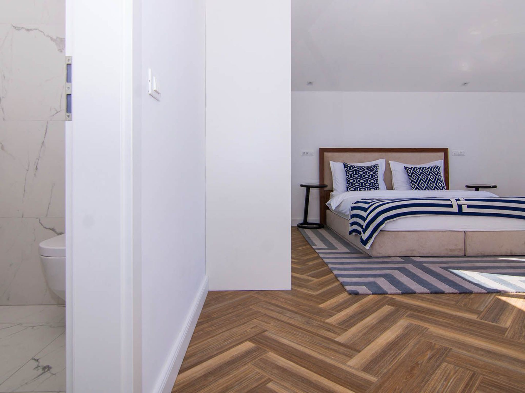 "White Sky" direkt am Strand-Binnen