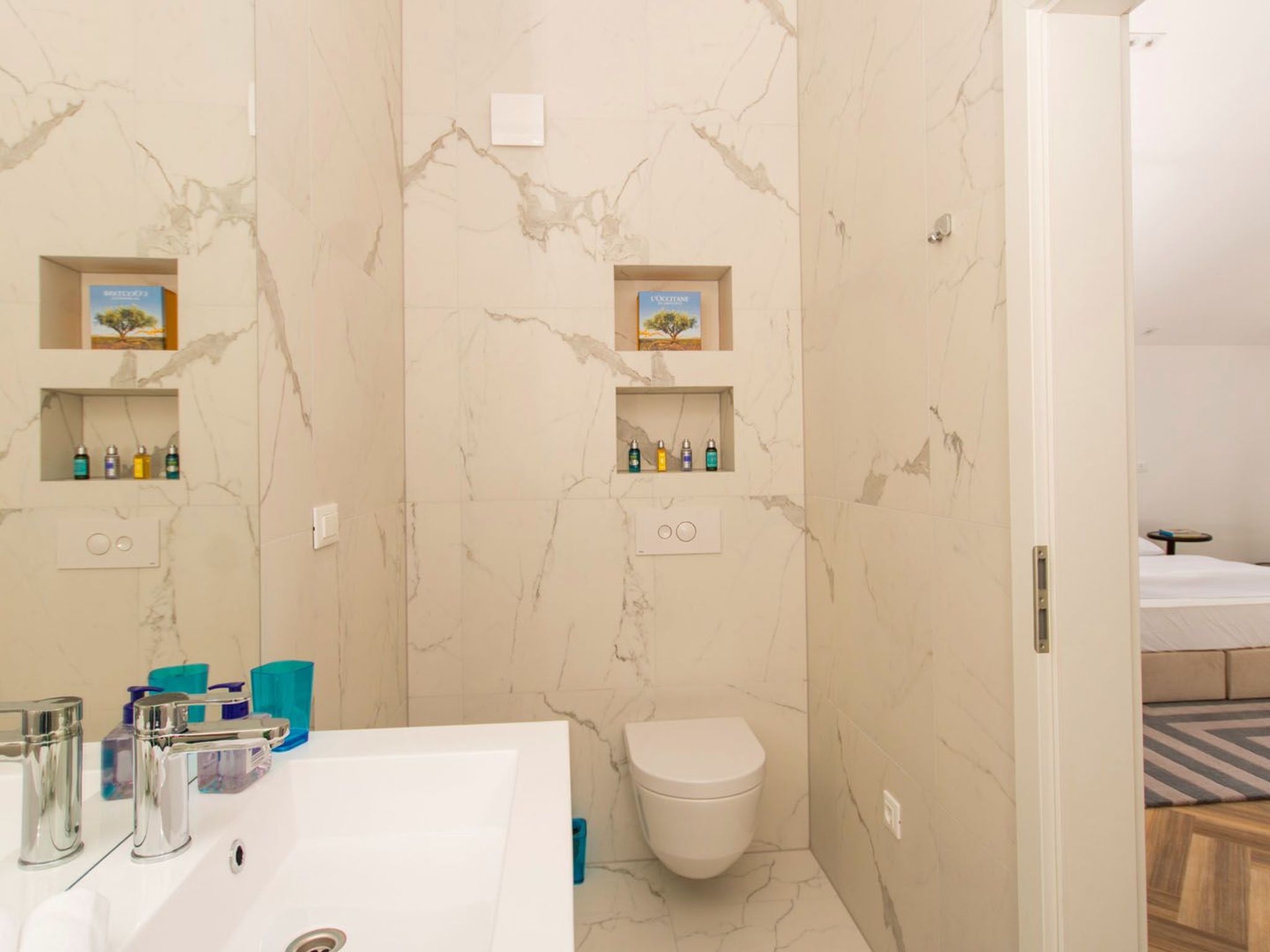 "White Sky" direkt am Strand-Binnen