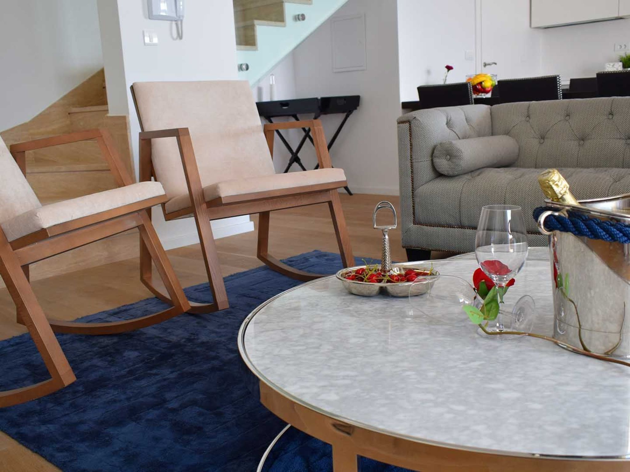 Luxuriöse Ferienvilla am Strand Luna Azzurra-Dedans