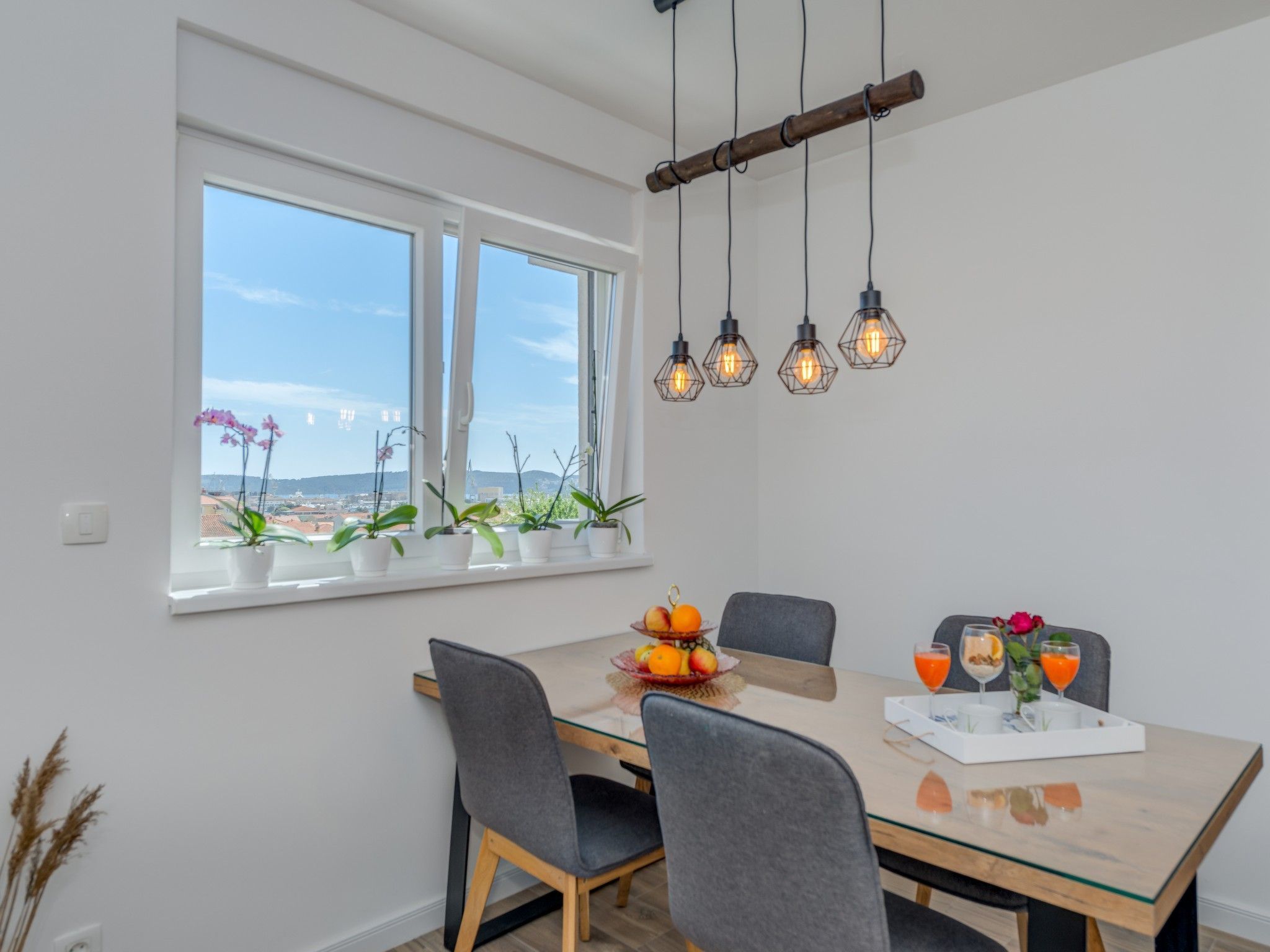 Stilvolle Wohnung Breeze mit Balkon mit Meerblick