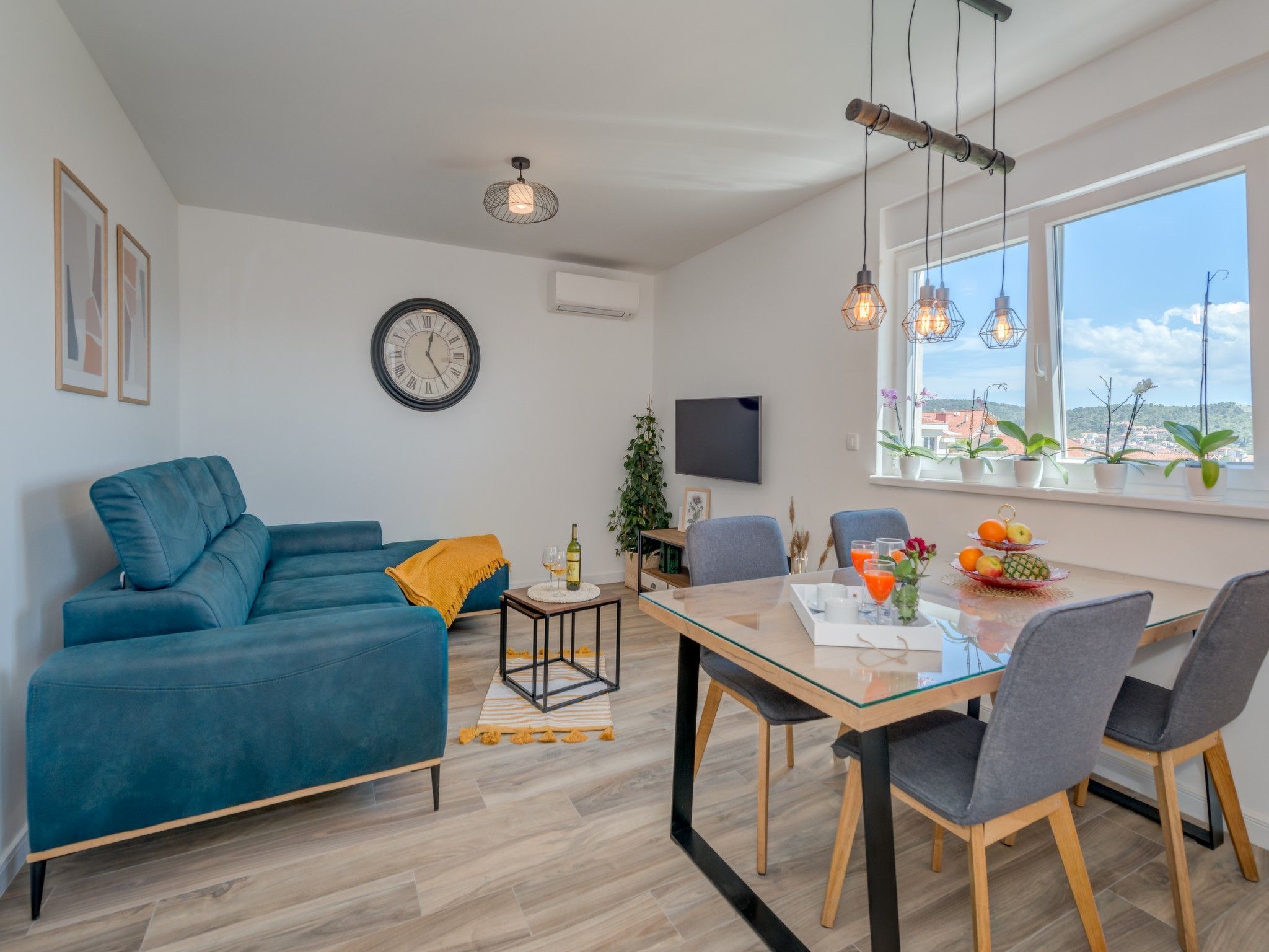 Stilvolle Wohnung Breeze mit Balkon mit Meerblick