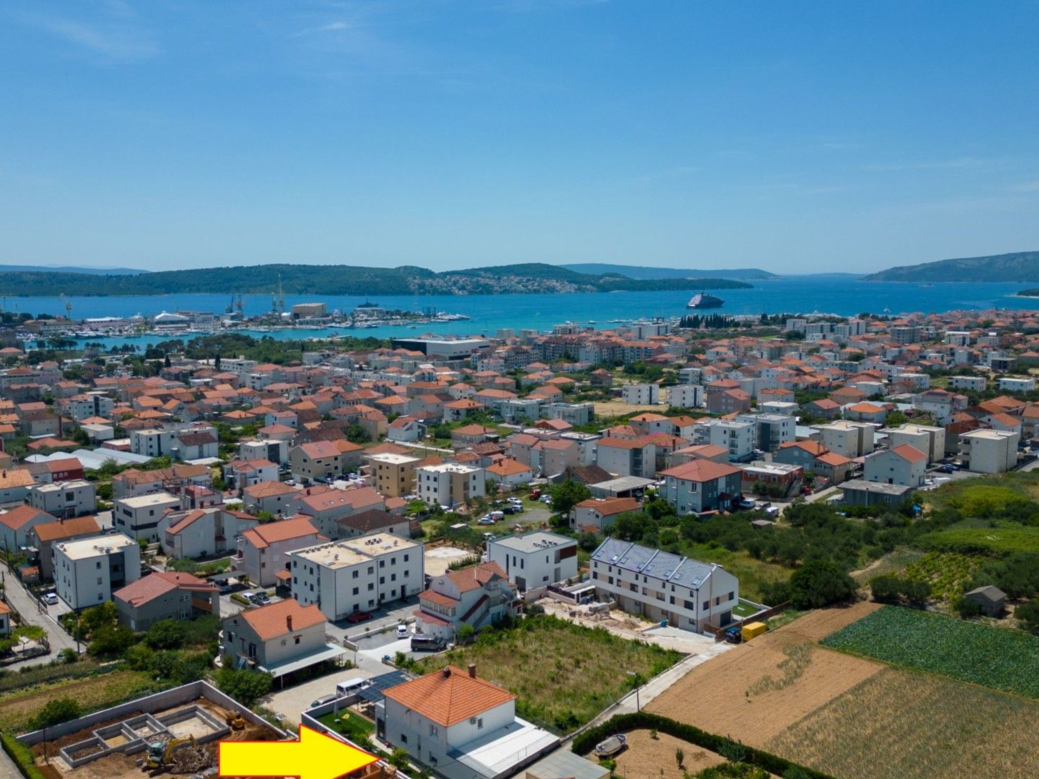 Charmante 2-Zimmer-Wohnung in der Nähe der Altstadt von Trogir-Draußen