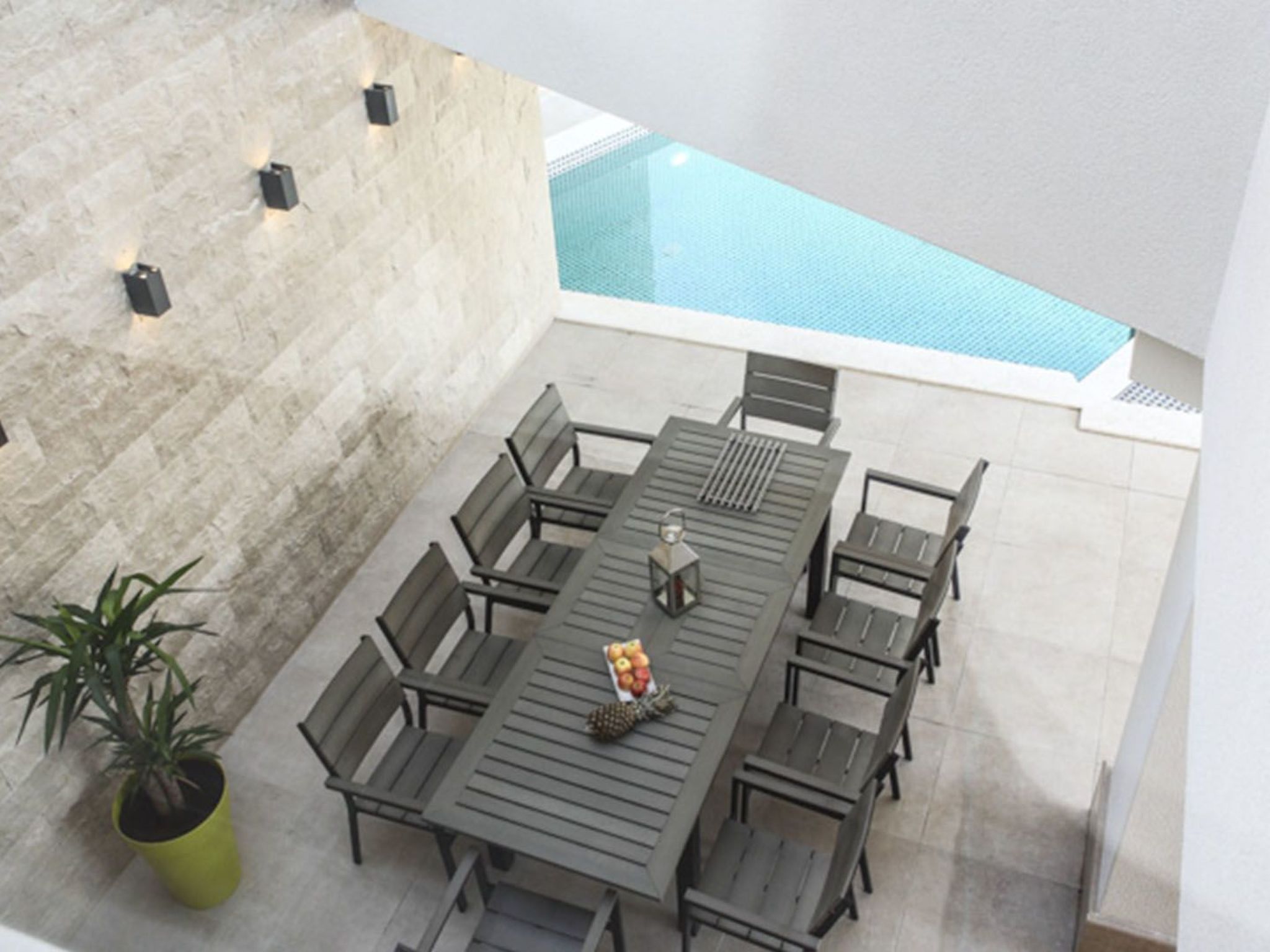 Luxusvilla Viola mit Pool, Sauna und Fitnessraum-Drinnen