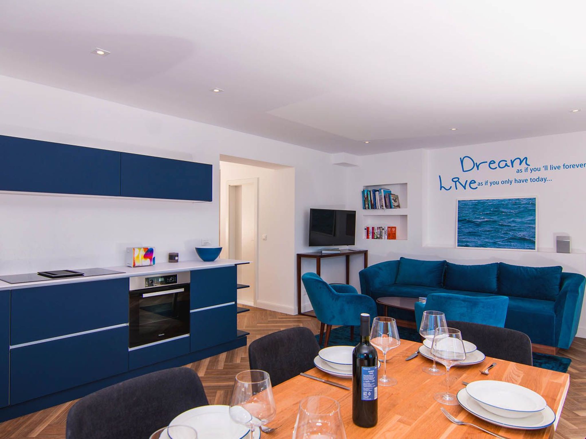 "Blue Sky" direkt am Strand-Dedans