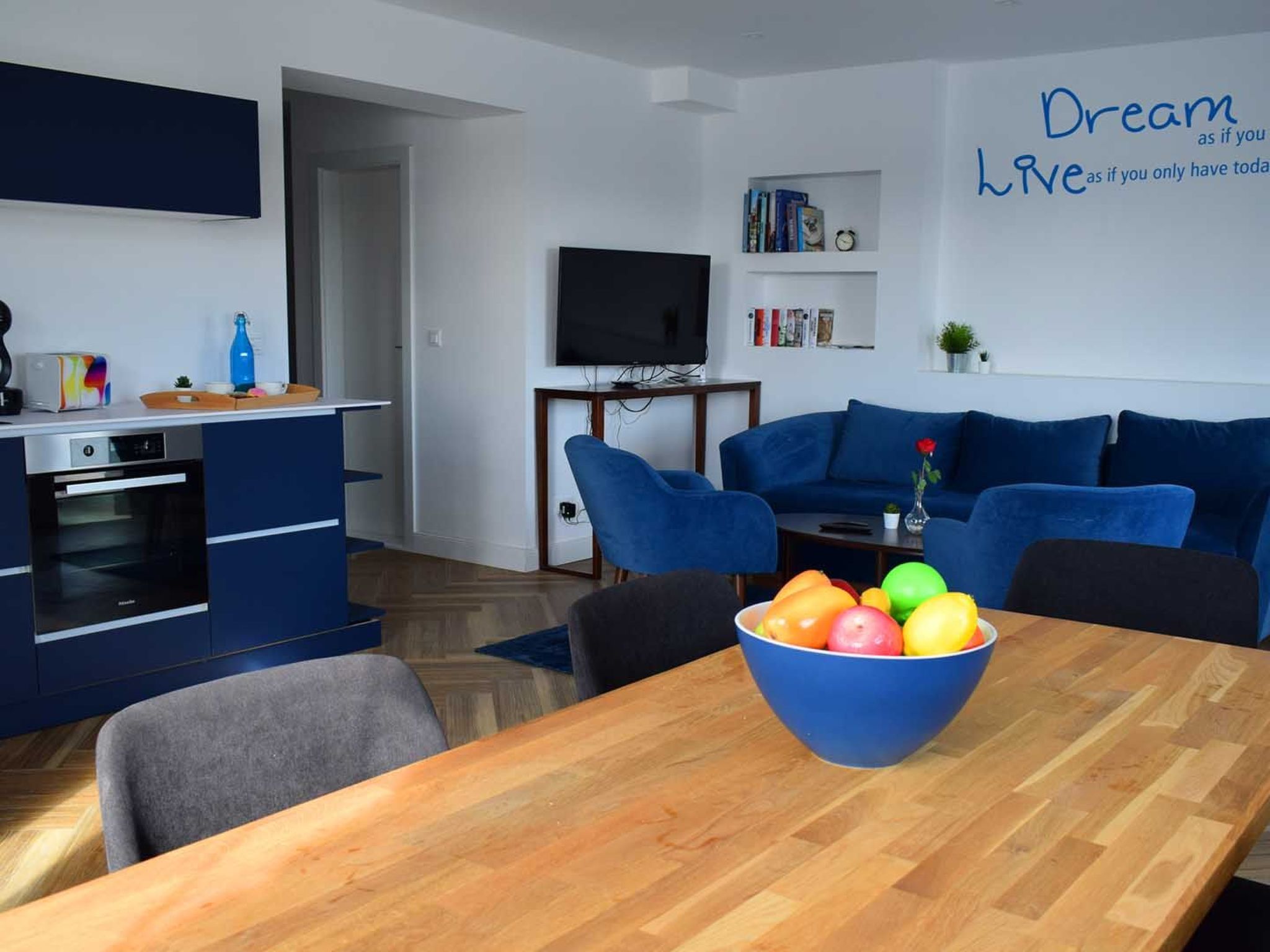 "Blue Sky" direkt am Strand-Dedans