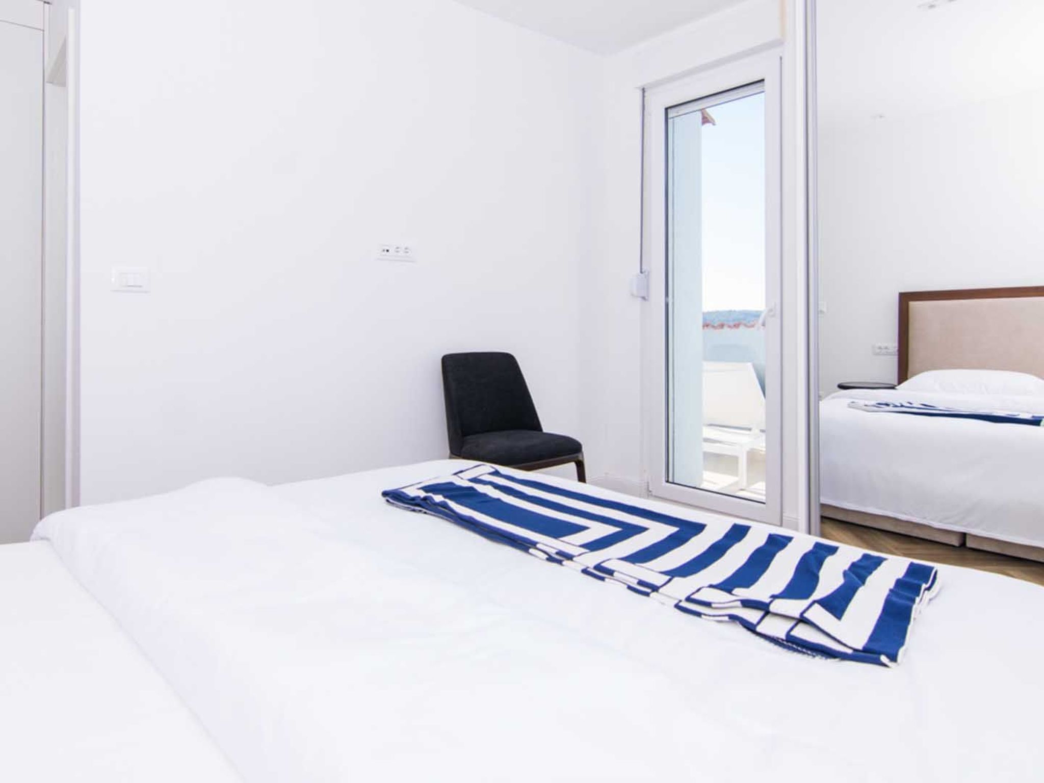 "Blue Sky" direkt am Strand-Dedans