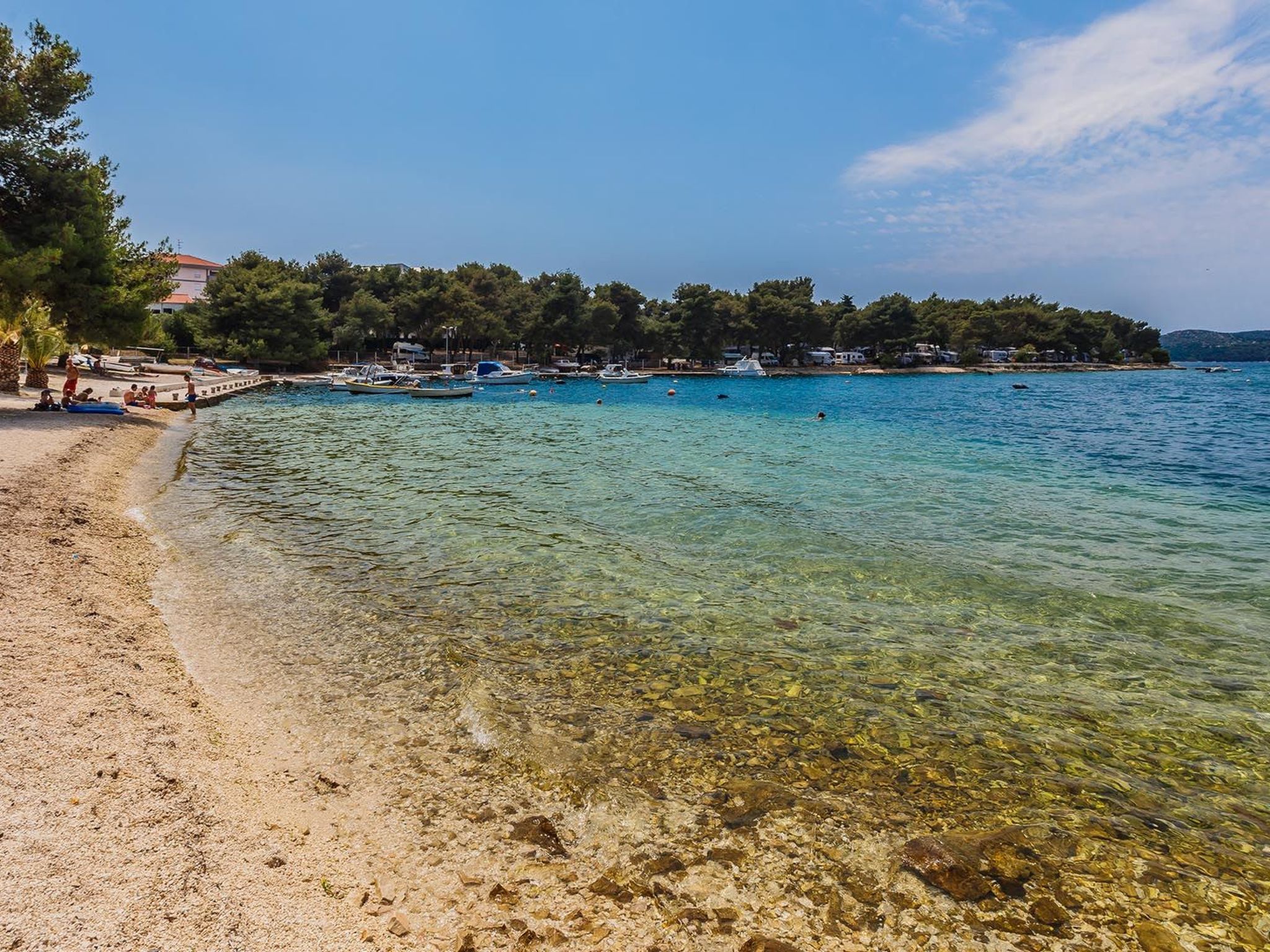 Wohnung "Irena III" mit Blick auf das Wasser-Draußen