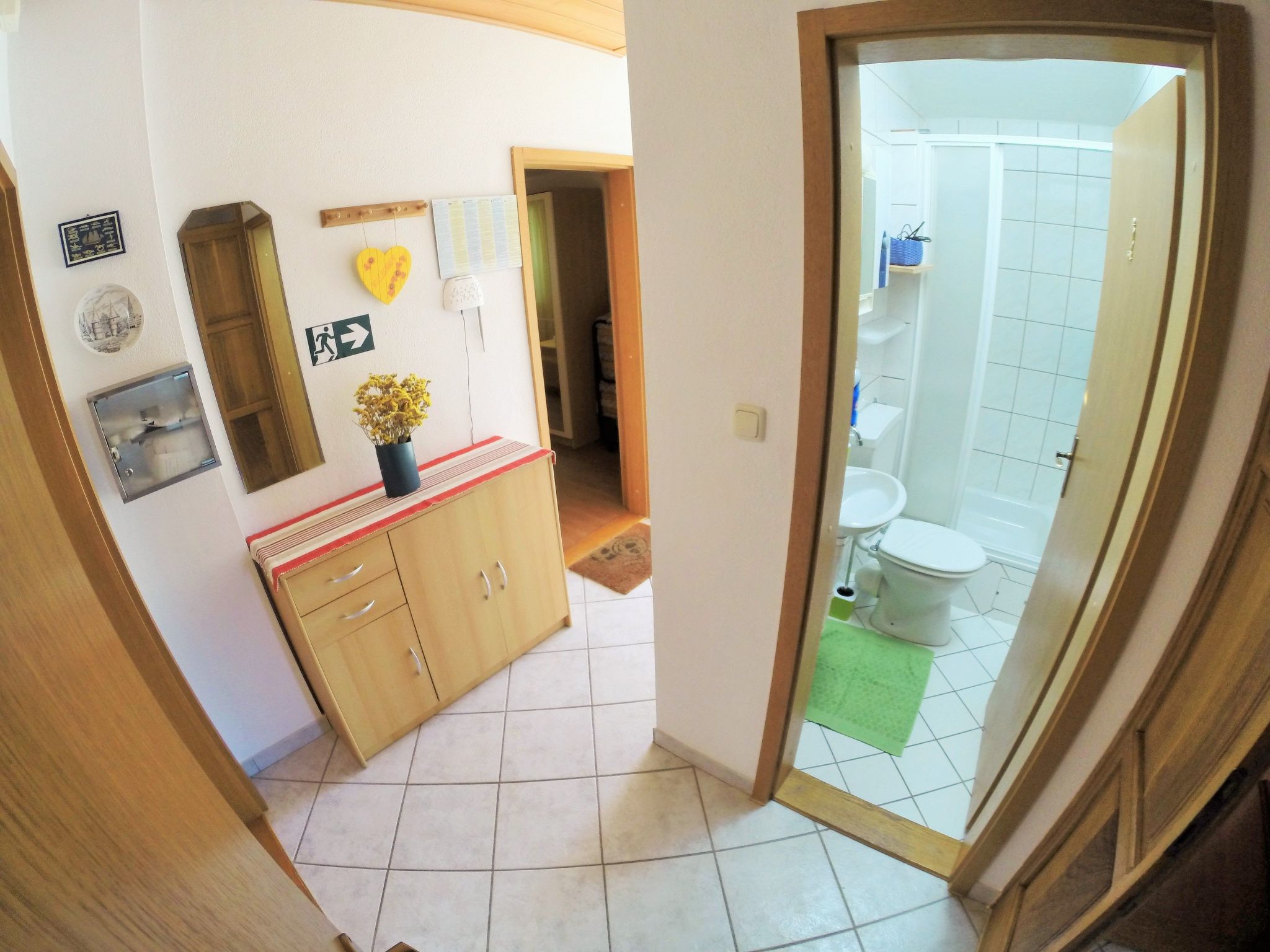 Wohnung mit Grill, Terrasse und Garten