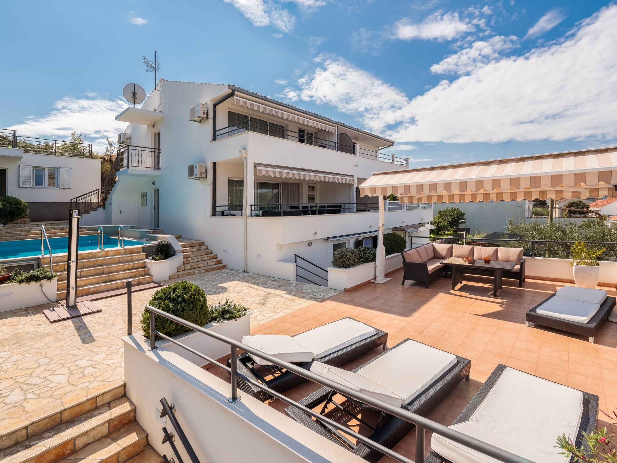 'Villa Silvio' mit Blick auf das Wasser