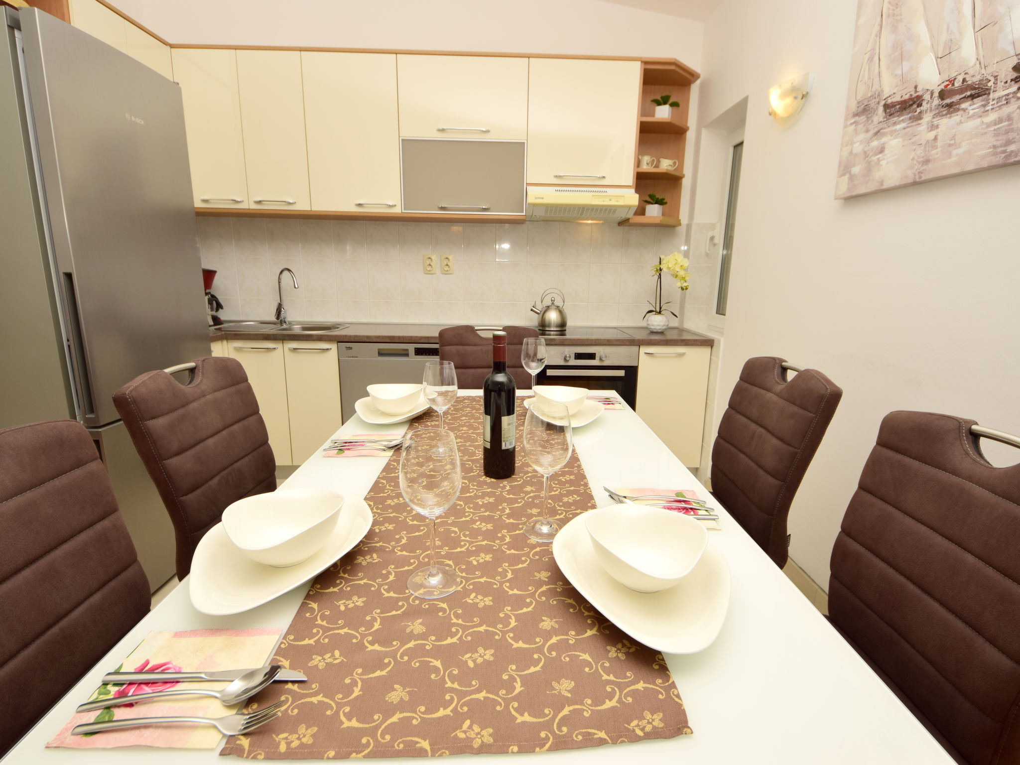 Appartement Mornar – Cuisine et coin repas, photo 7 sur 30