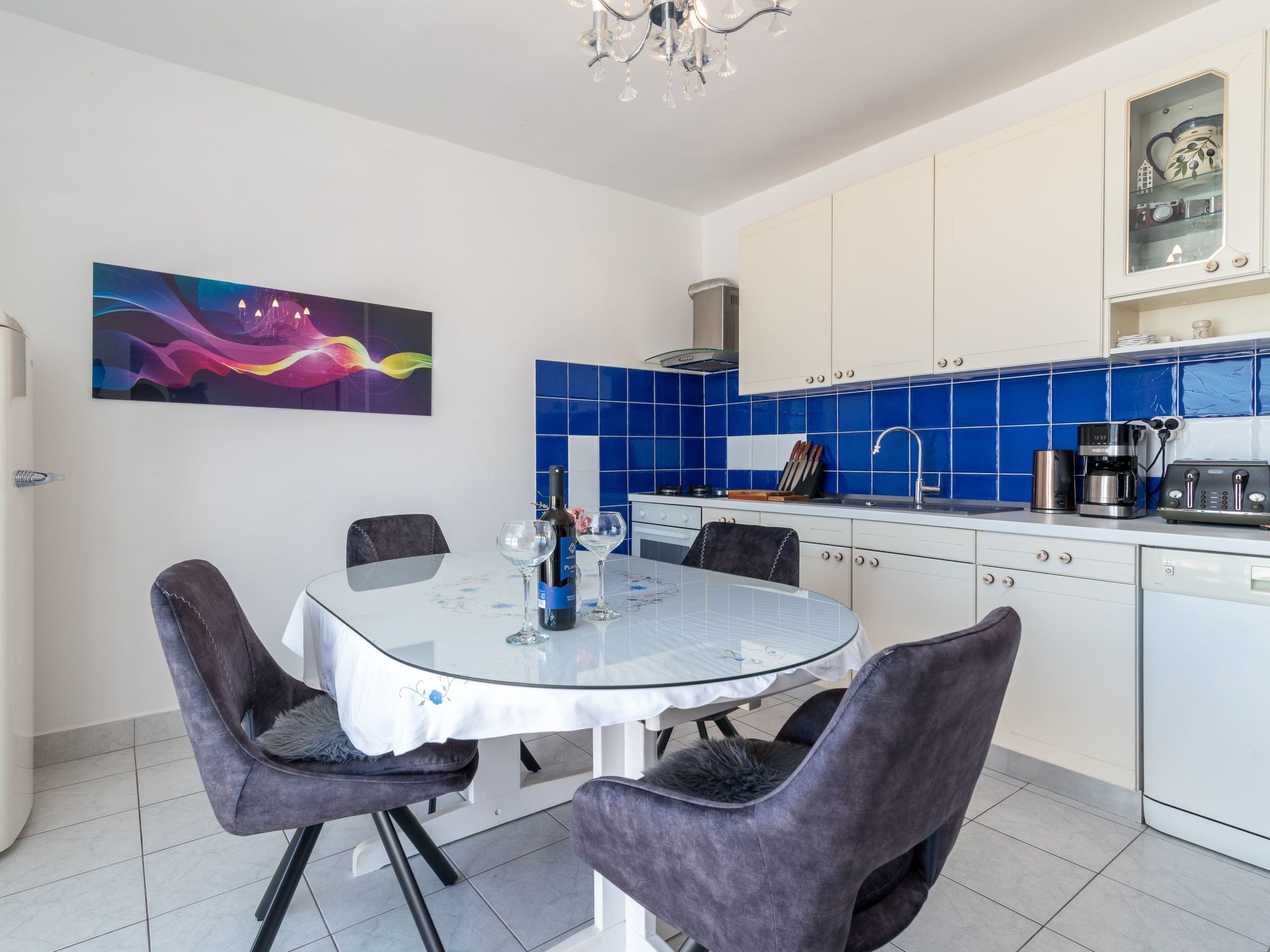 Geräumige Ferienwohnung mit Meerblick-Binnen