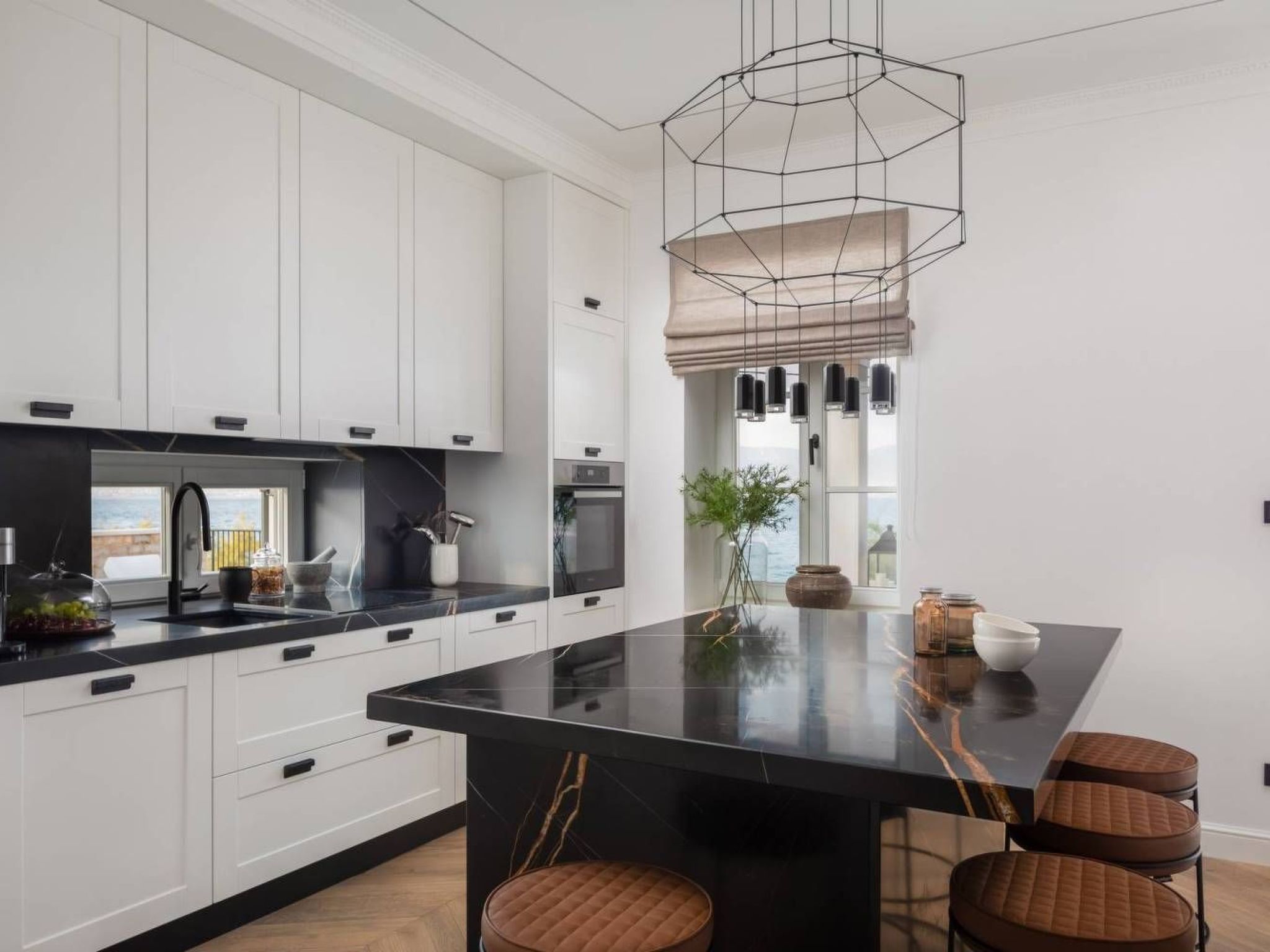 Villa L'orizzonte mit Außenküche in der Nähe von Trogir-Binnen