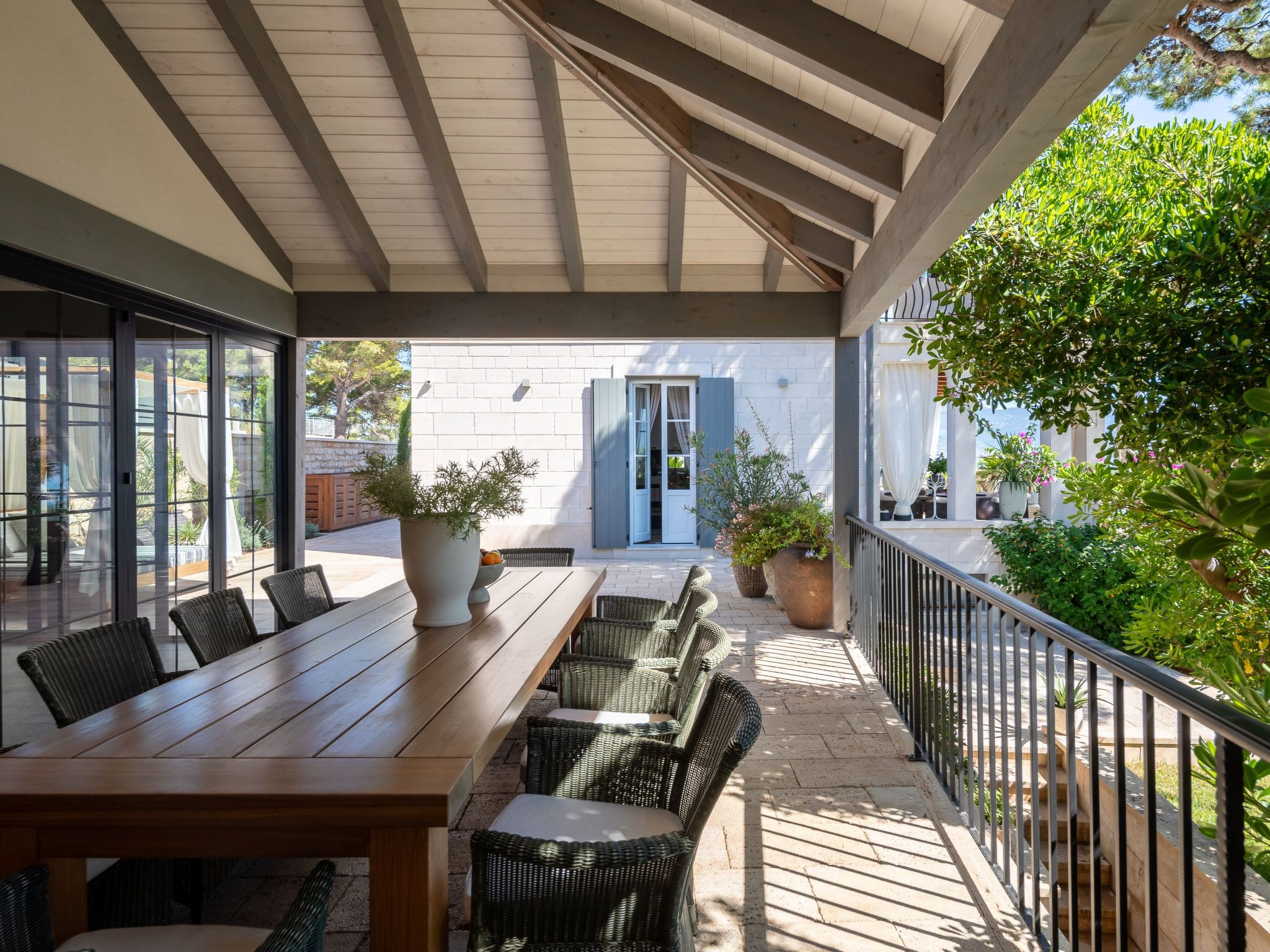 Villa L'orizzonte mit Außenküche in der Nähe von Trogir-Binnen