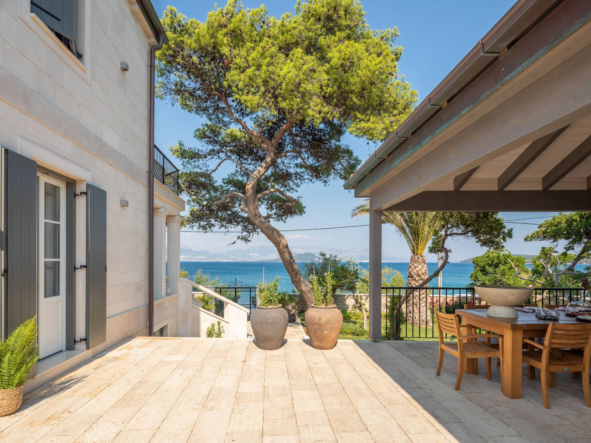 Villa L'orizzonte mit Außenküche in der Nähe von Trogir-Binnen
