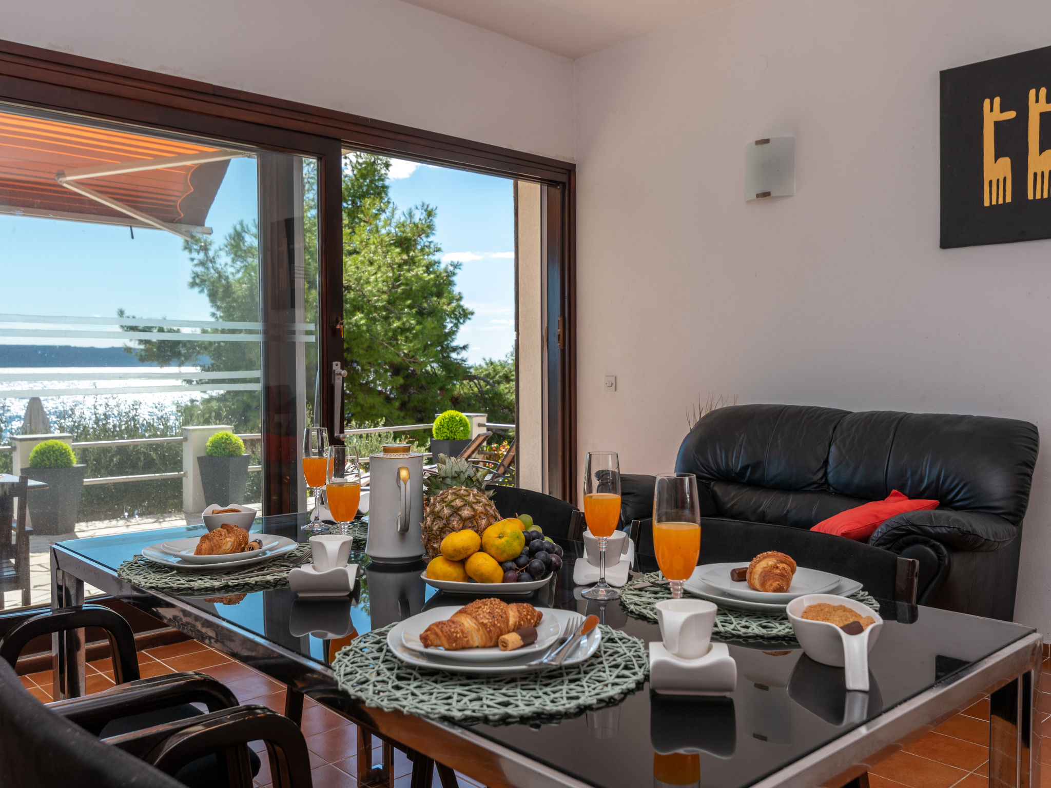 Villa Pinia: Direct aan zee bij Trogir met privézwembad en weids uitzicht - foto 5