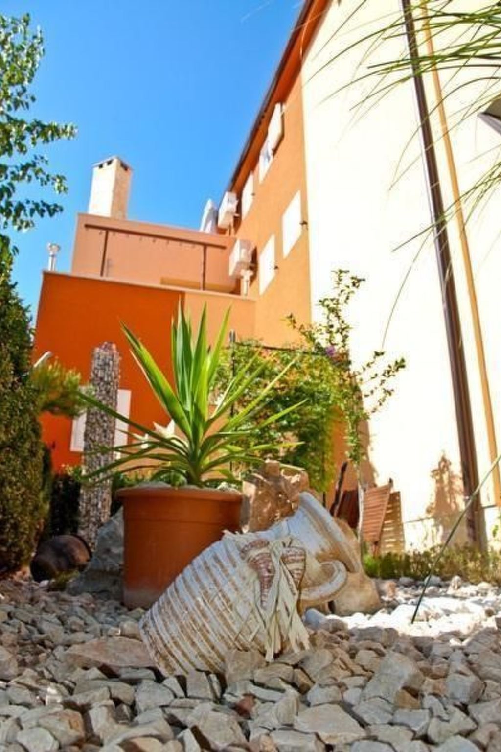 Villa Mediteran, kleine Ferienwohnung mit Balkon-Drinnen