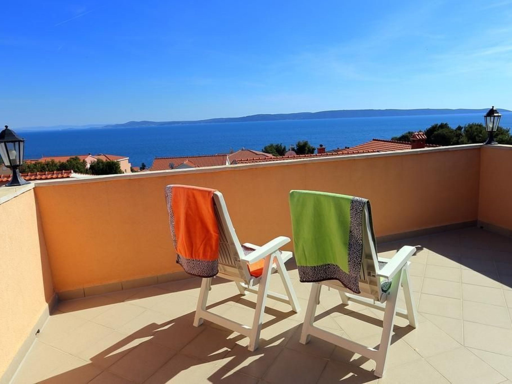 Villa Mediteran, kleine Ferienwohnung mit Terrasse