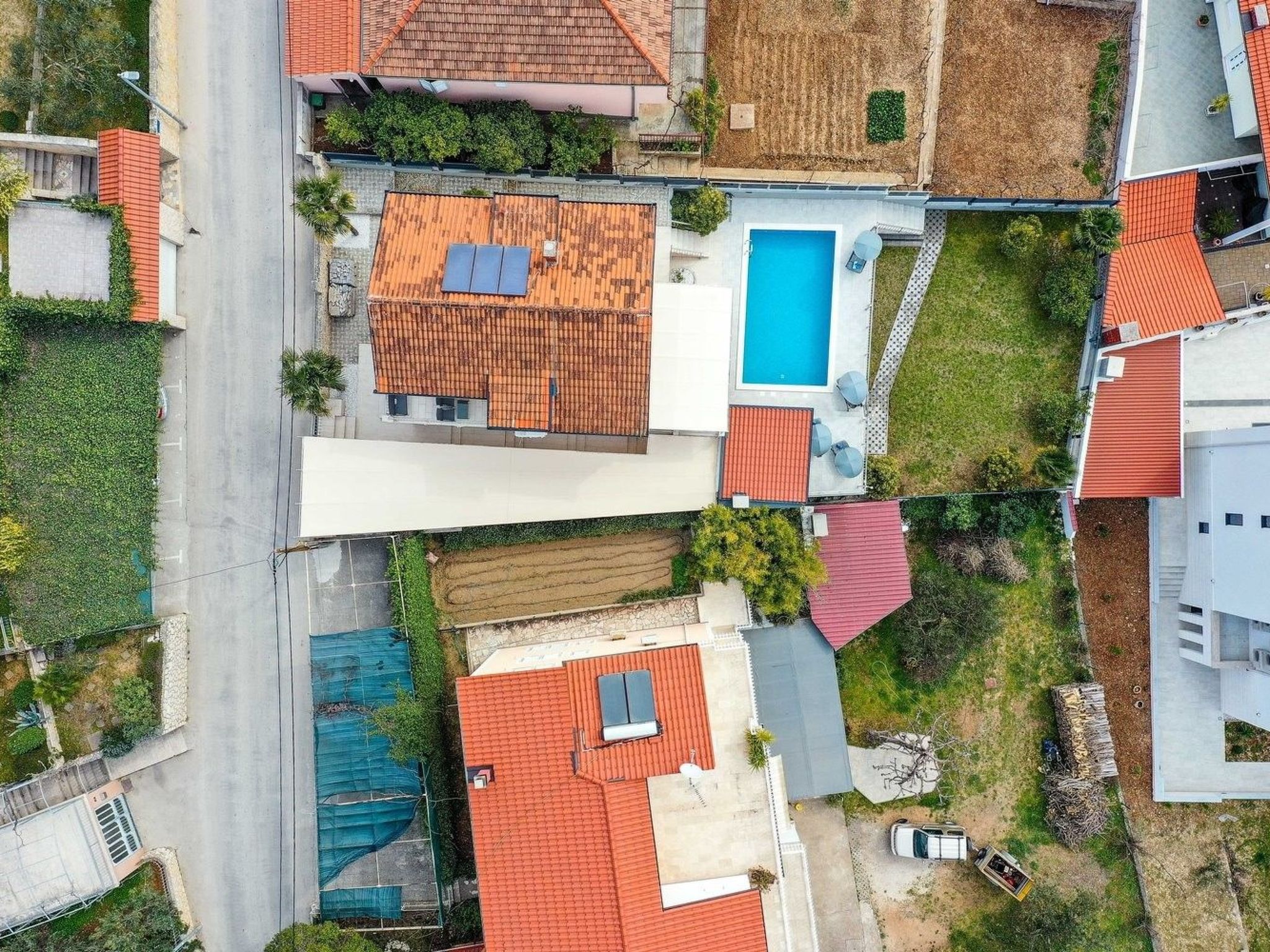 Villa Urban in Trogir mit privatem beheiztem Pool-Binnen