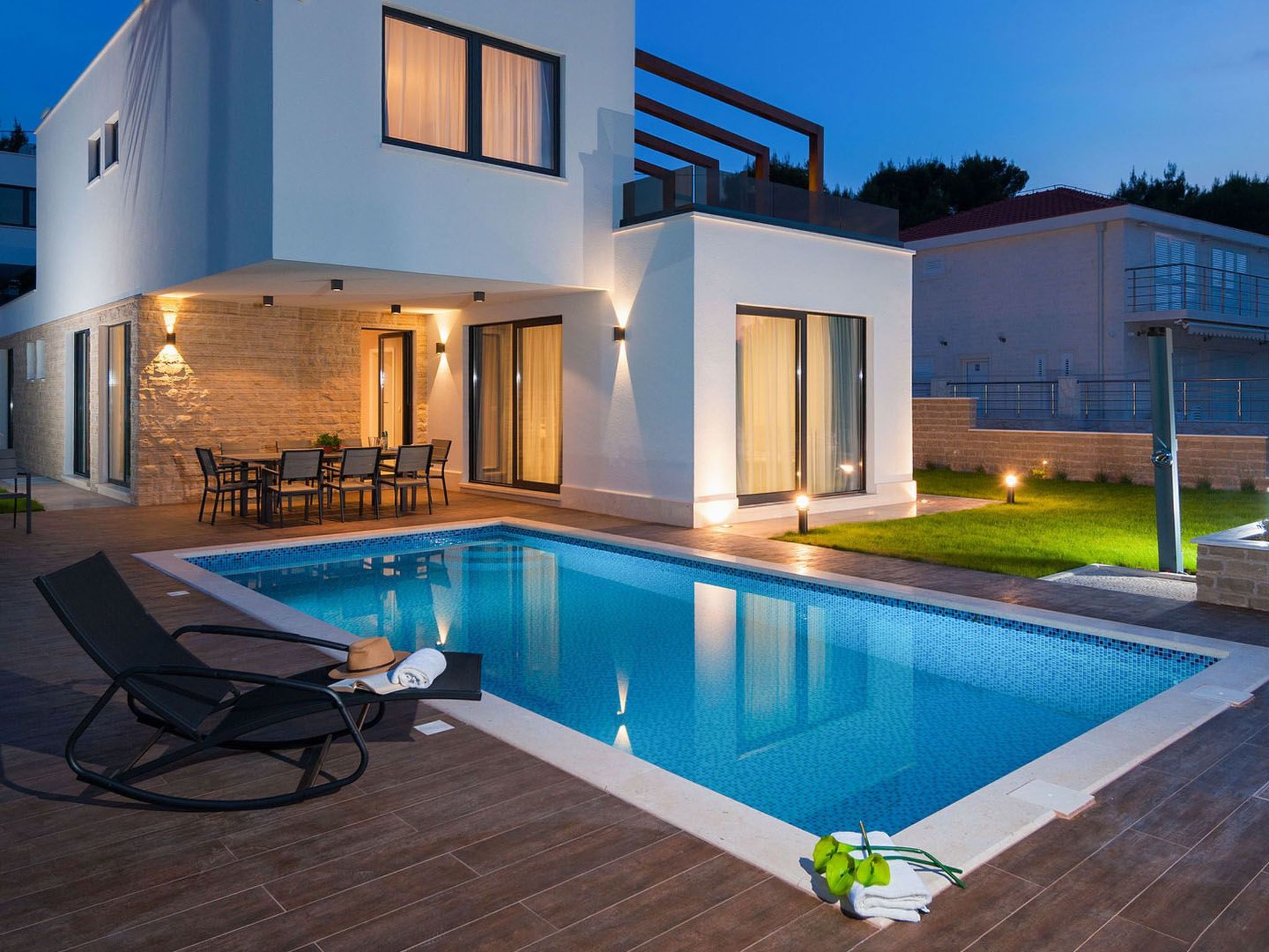 Luxuriöse Villa Calla mit Pool in Strandnähe