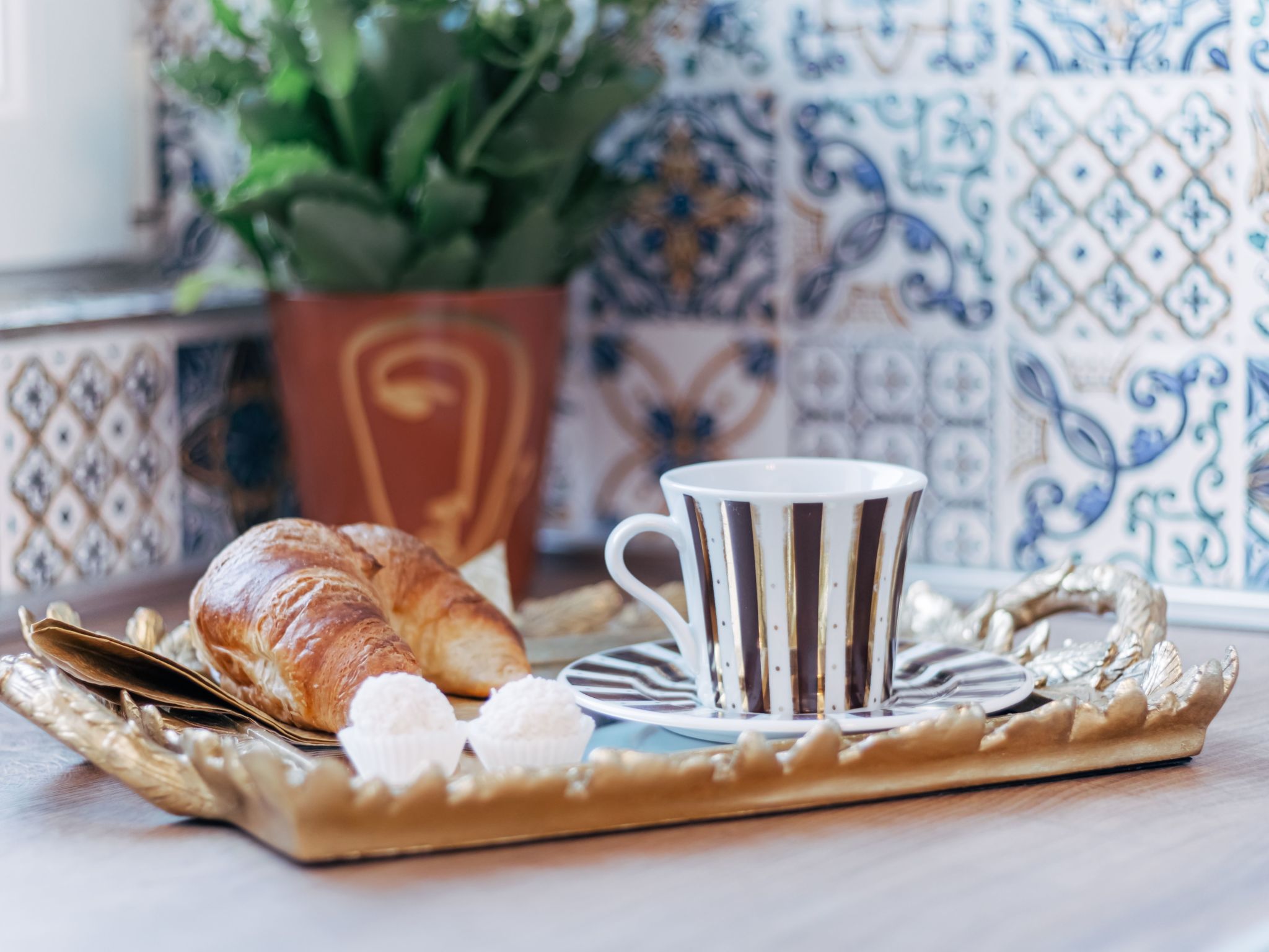 Wohnung "Esthera 6" mit Blick auf das Wasser-Drinnen