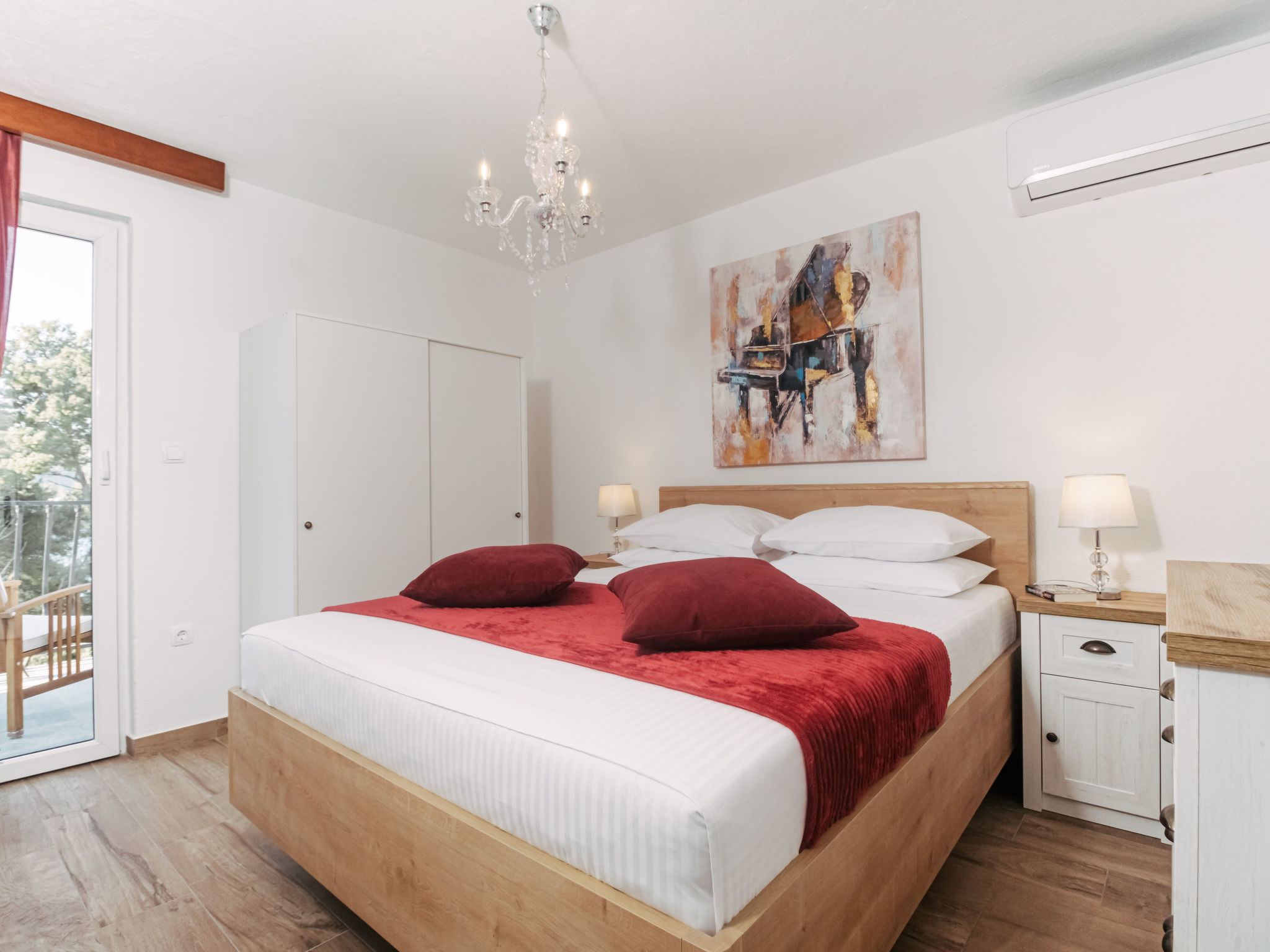 Wohnung "Esthera 6" mit Blick auf das Wasser-Drinnen