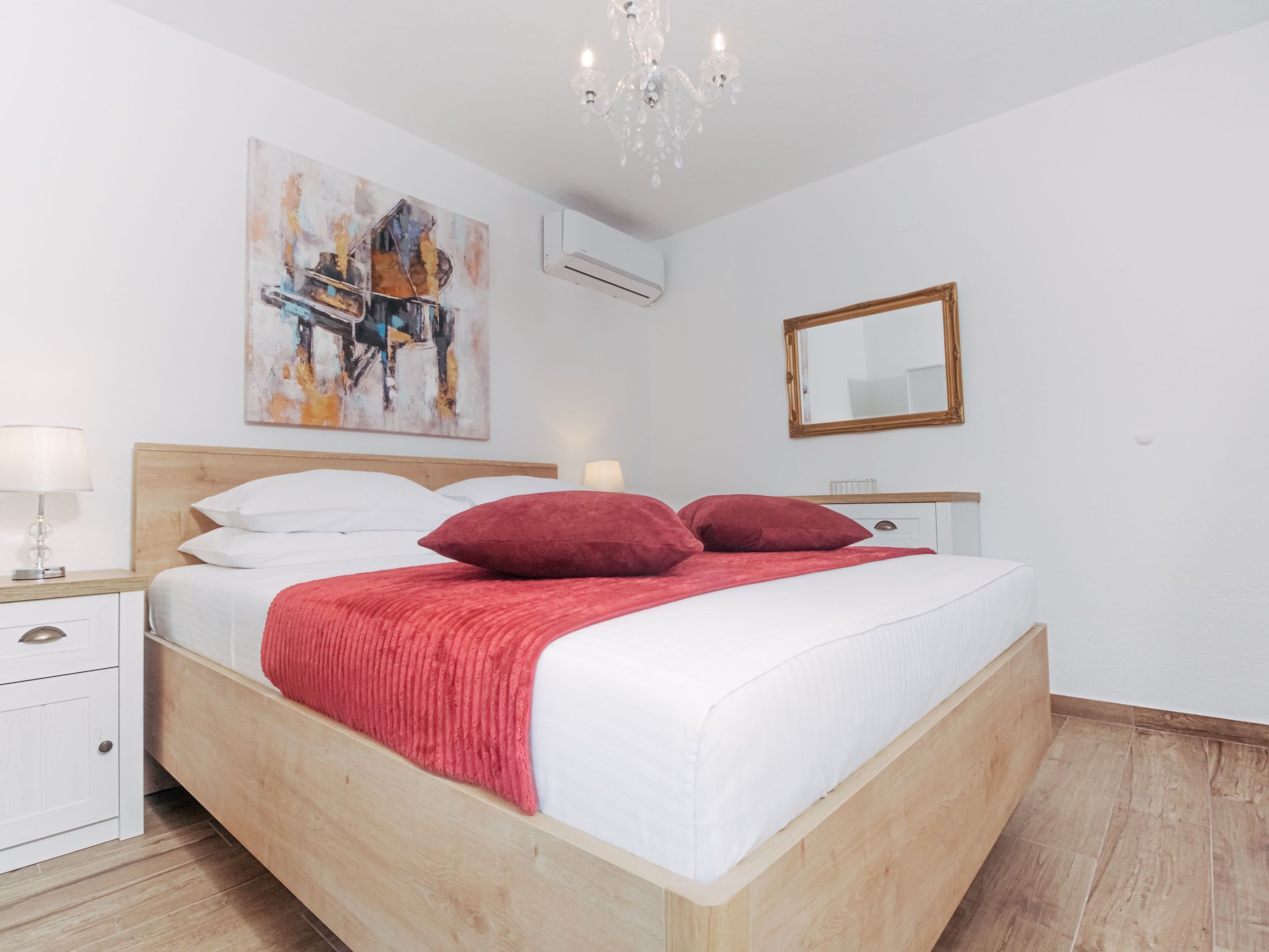 Wohnung "Esthera 6" mit Blick auf das Wasser-Drinnen