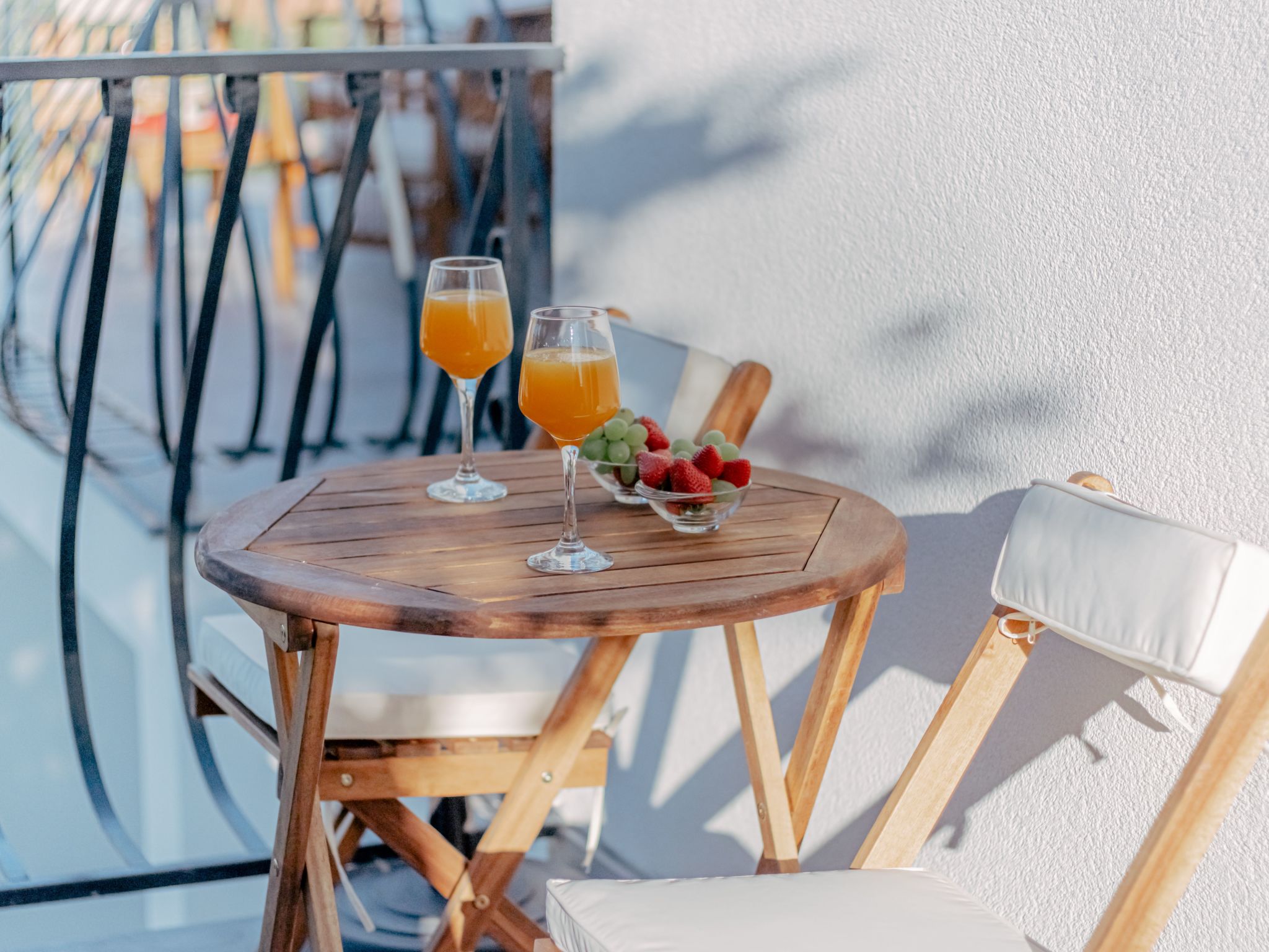 Wohnung "Esthera 6" mit Blick auf das Wasser-Draußen