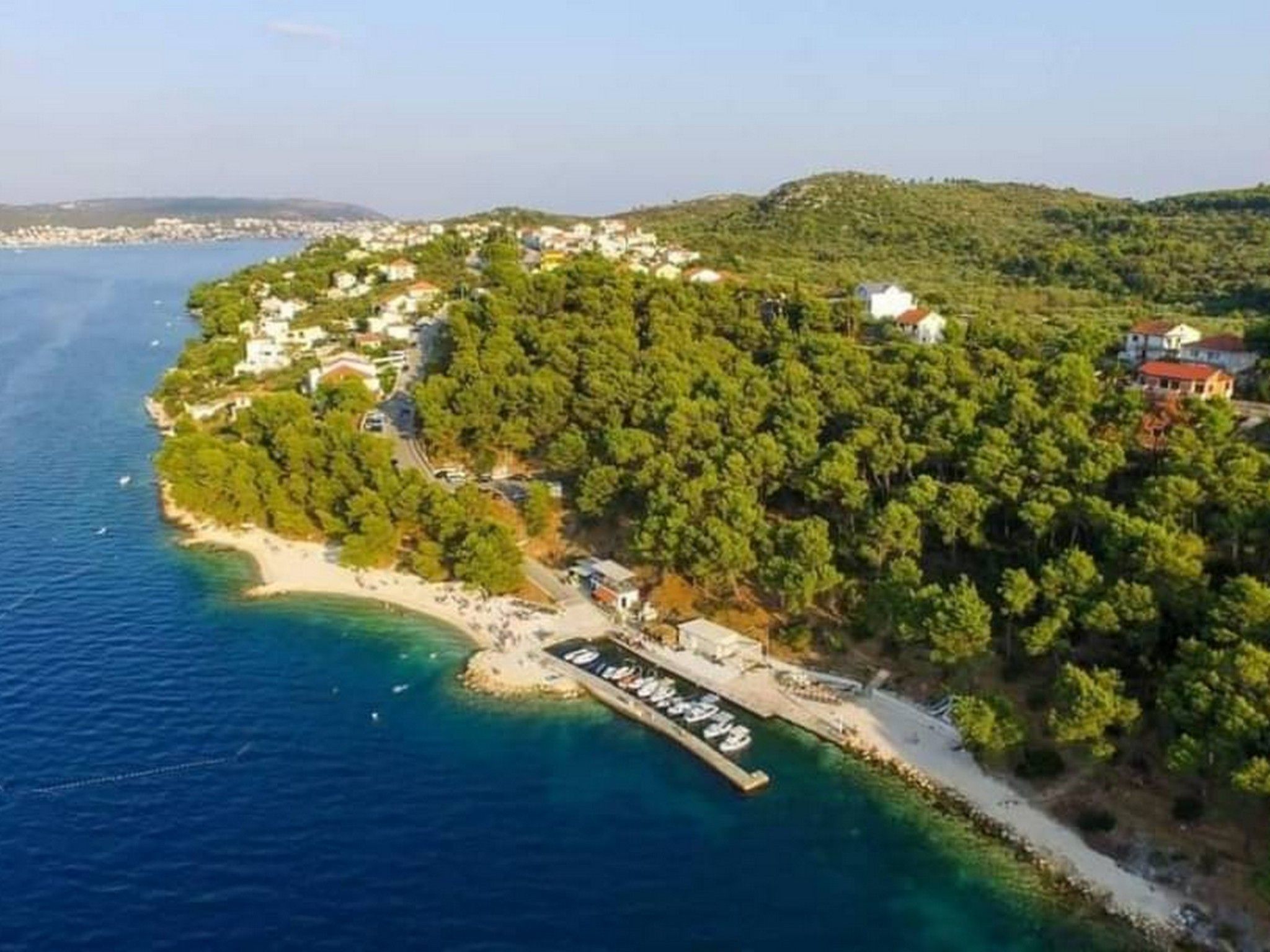 Wohnung "Esthera 6" mit Blick auf das Wasser-Draußen