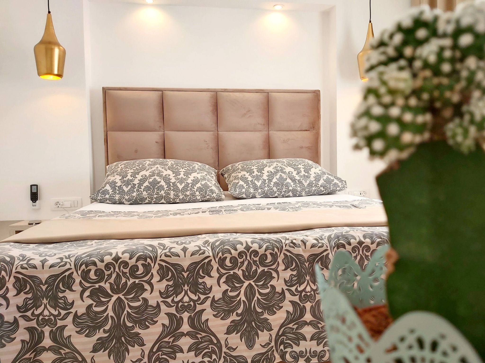 Beheiztes Schwimmbad, Familienappartement mit Meerblick-Binnen