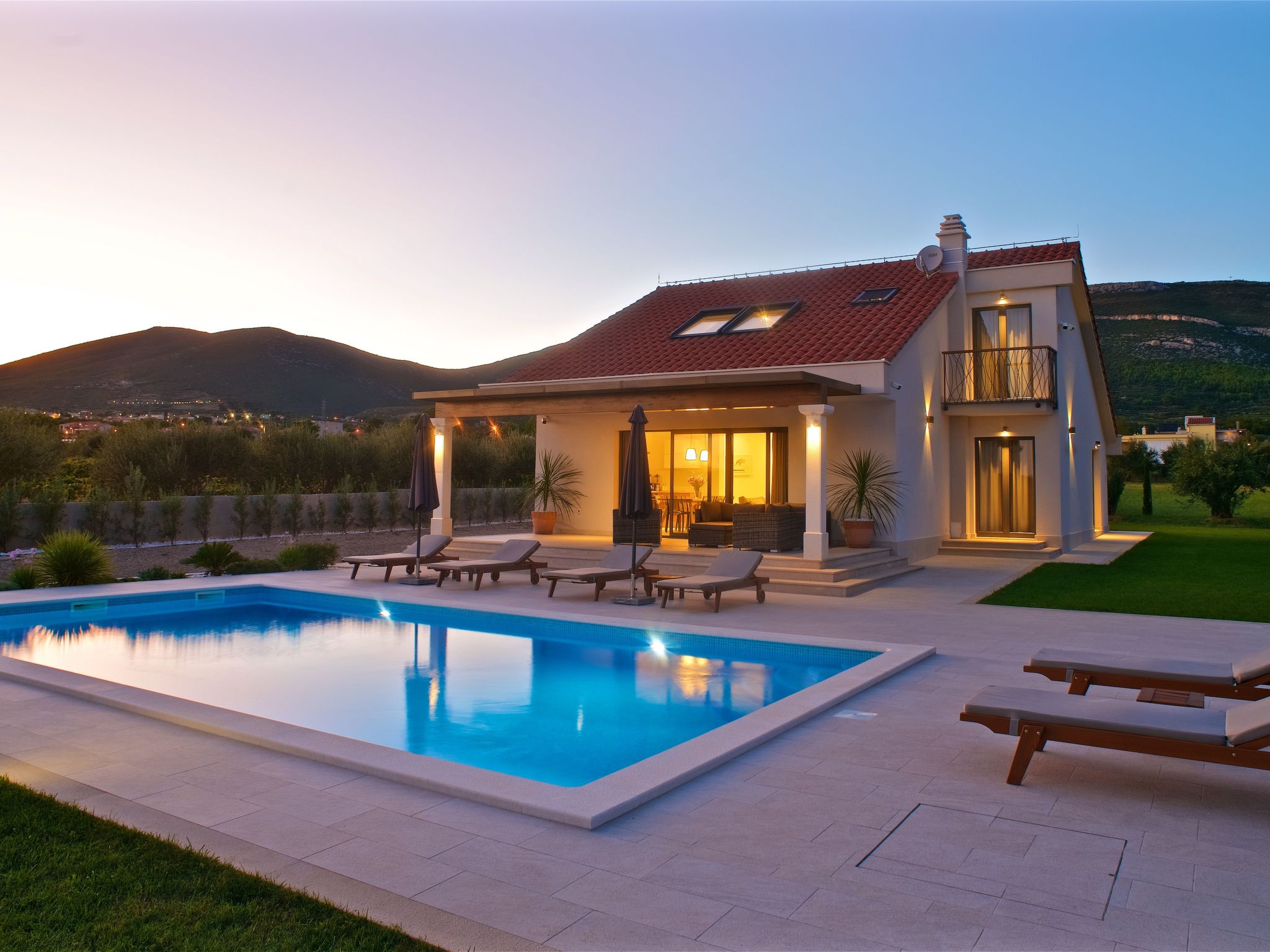 Villa "Cvita" mit eigenem Pool-Binnen