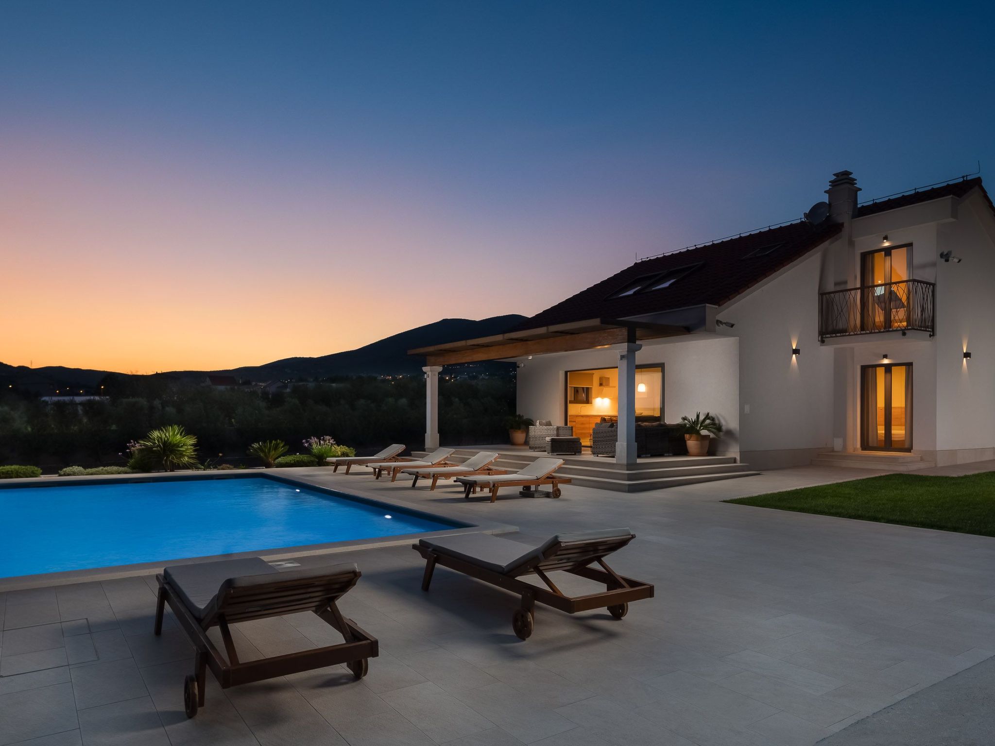 Villa "Cvita" mit eigenem Pool-Binnen