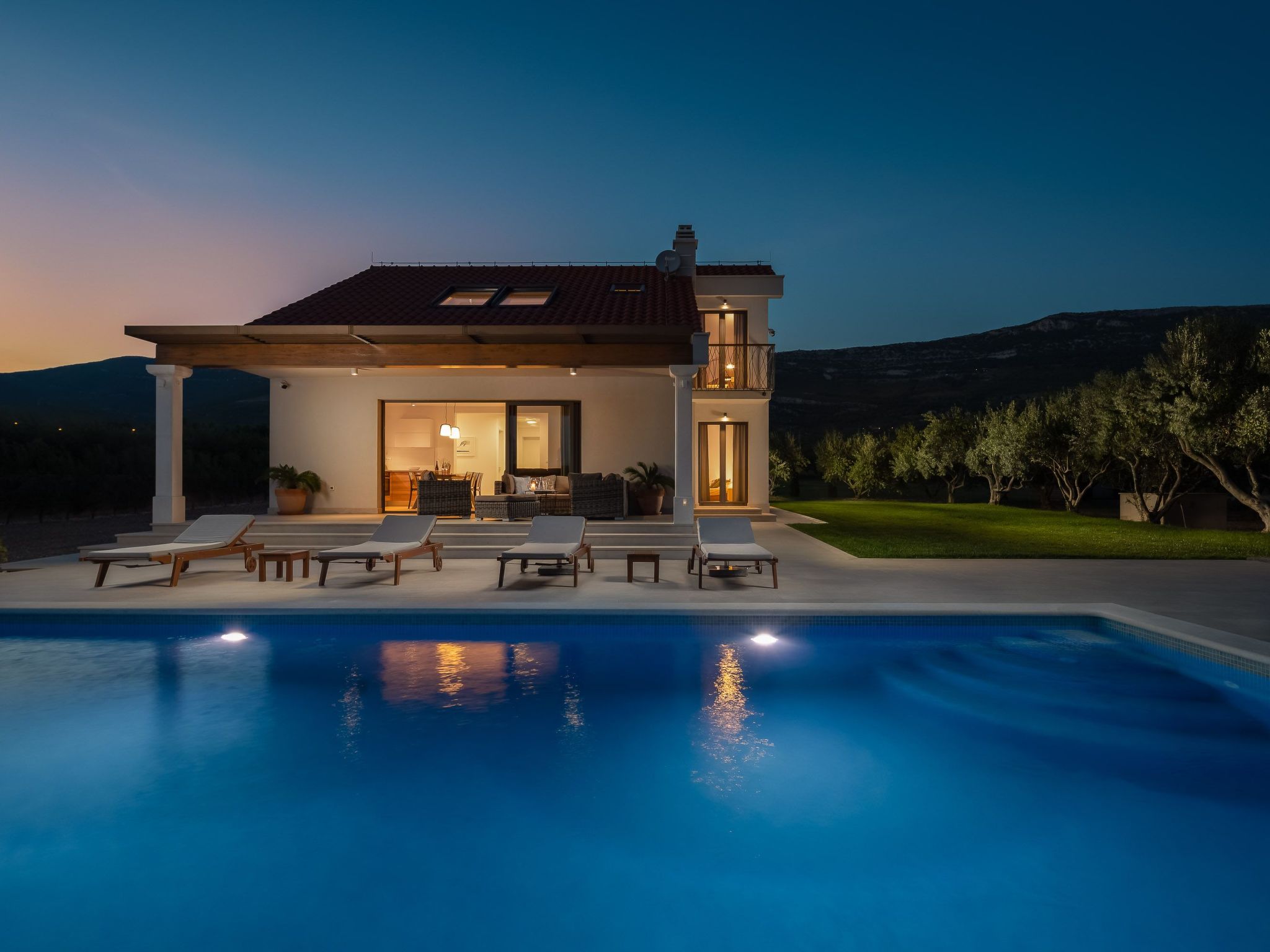 Villa "Cvita" mit eigenem Pool-Binnen