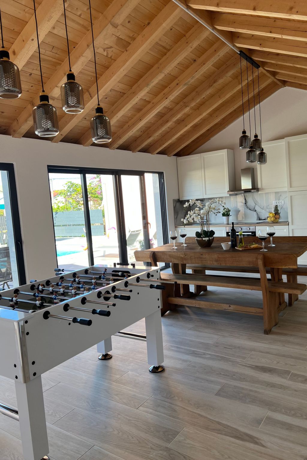 Moderne Meerblick ap.1 mit Pool und Terrasse bbq in der Nähe von Split Trogir-Binnen