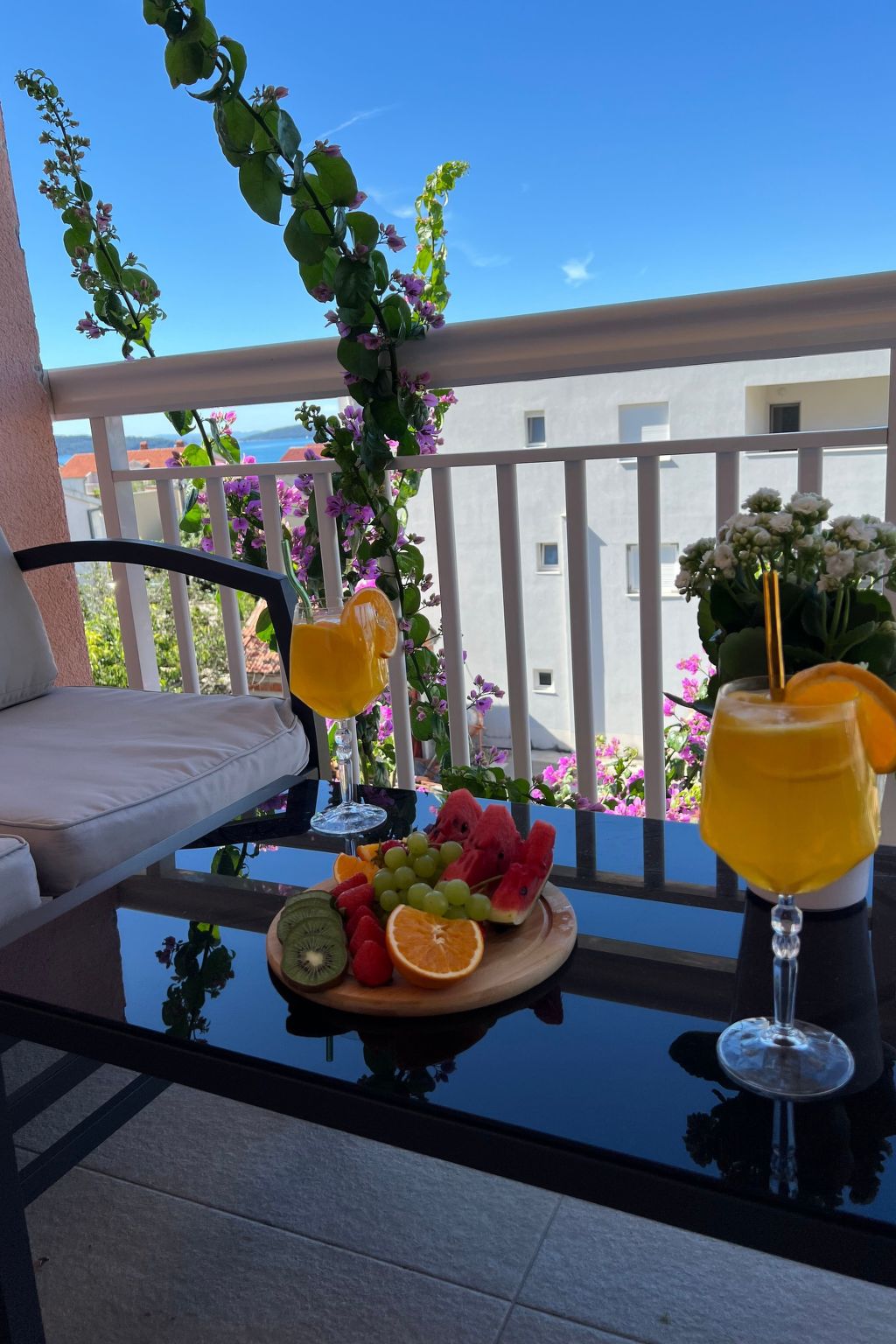 Moderne Meerblick ap.1 mit Pool und Terrasse bbq in der Nähe von Split Trogir-Binnen