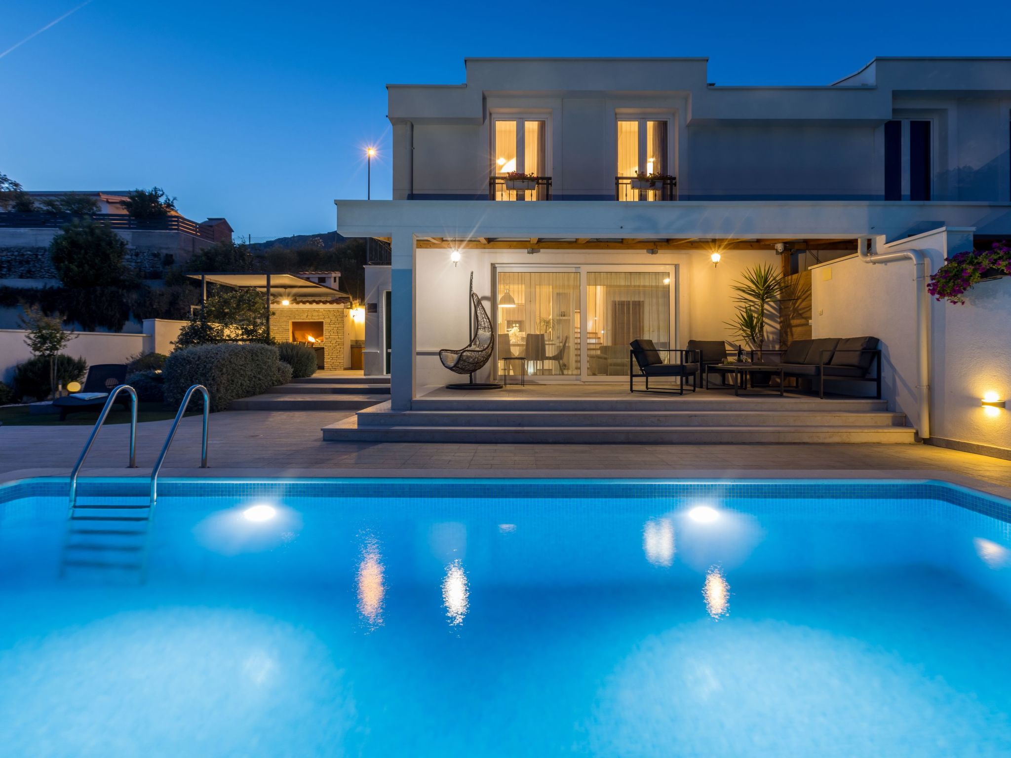 Vakantiehuis met privé zwembad in Kastel Kambelovac (Kroatië) voor 6 personen