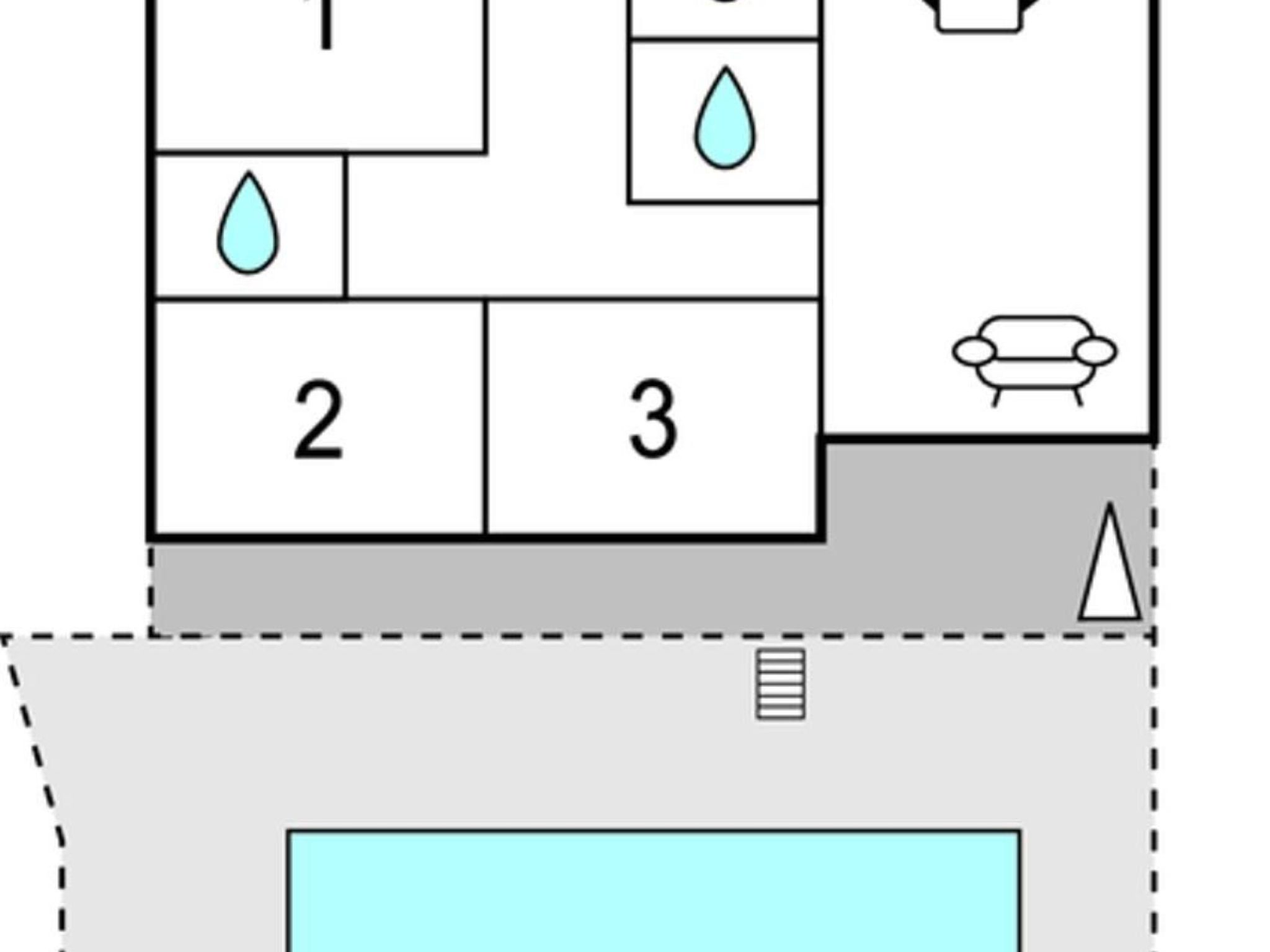 In Kastel Sucurac mit Parkplatz-Drinnen