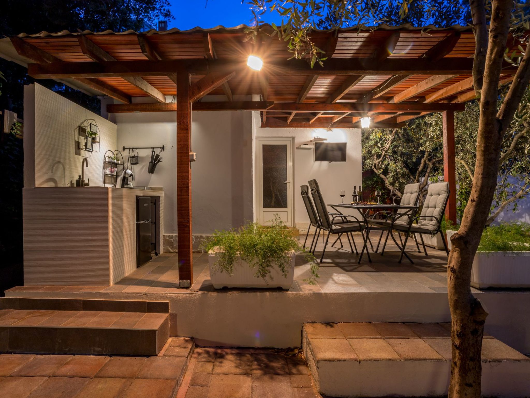 Komplex Oliva mit Pool und großem Garten-Drinnen