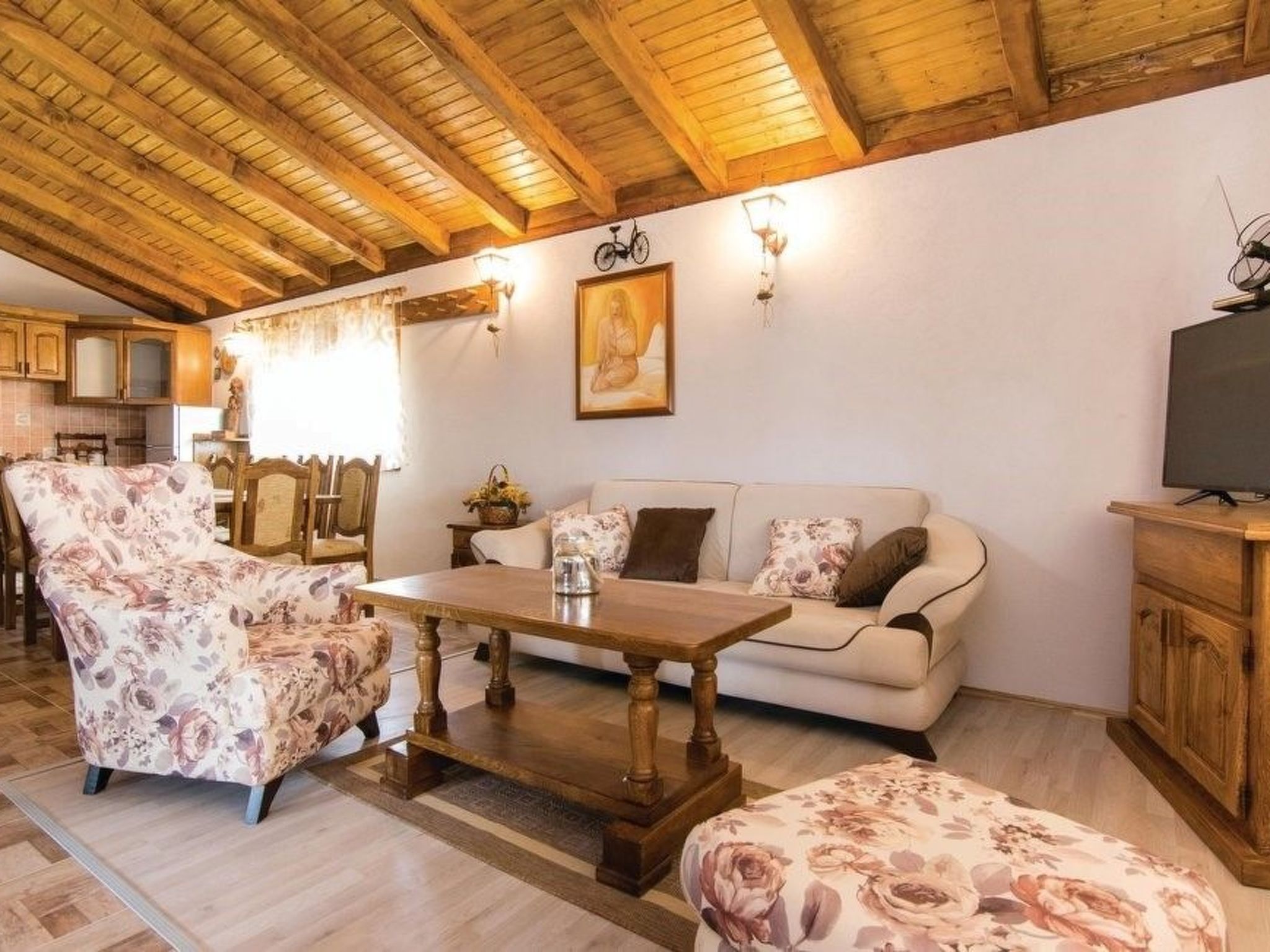 Villa Anita mit Privatpool in Budak-Drinnen