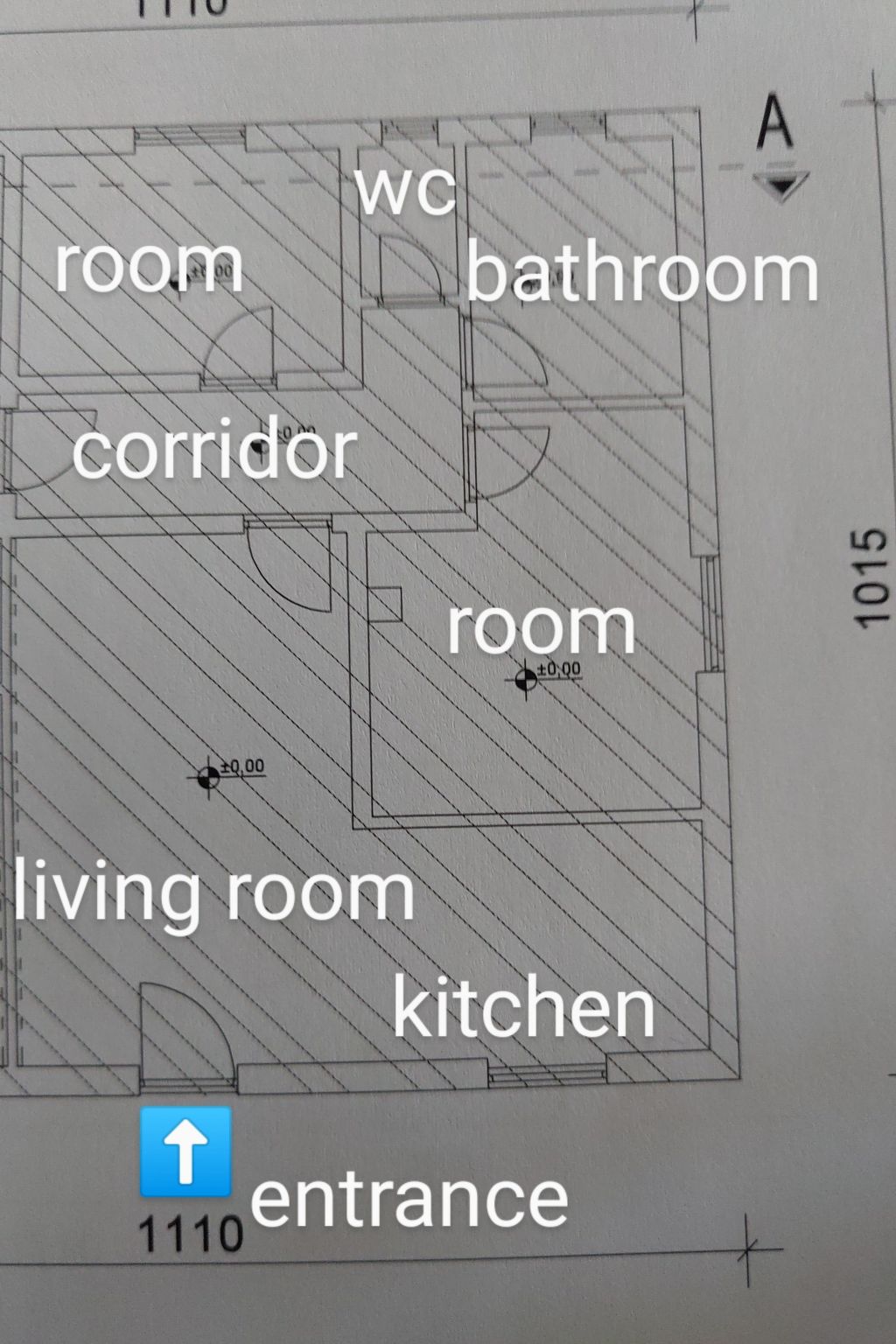 Apartment mit Terrasse-Dedans