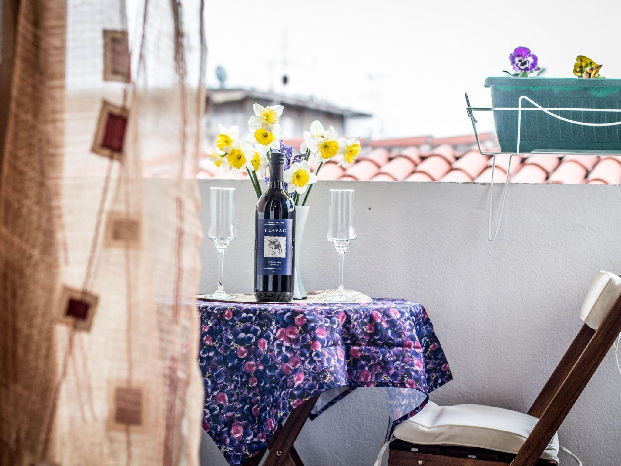 Studio mit Balkon für zwei Personen