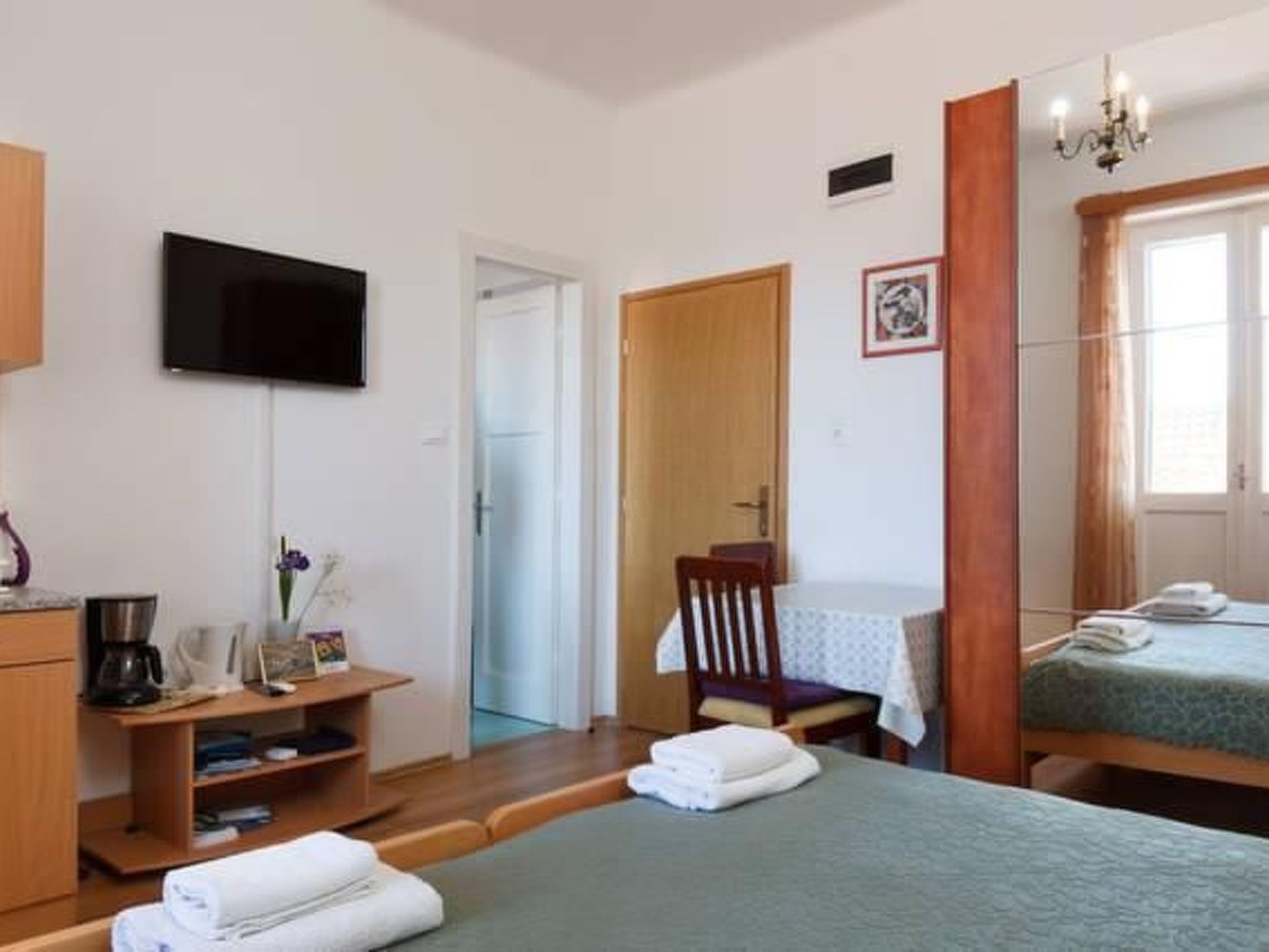 Studio mit Balkon für zwei Personen-Dedans