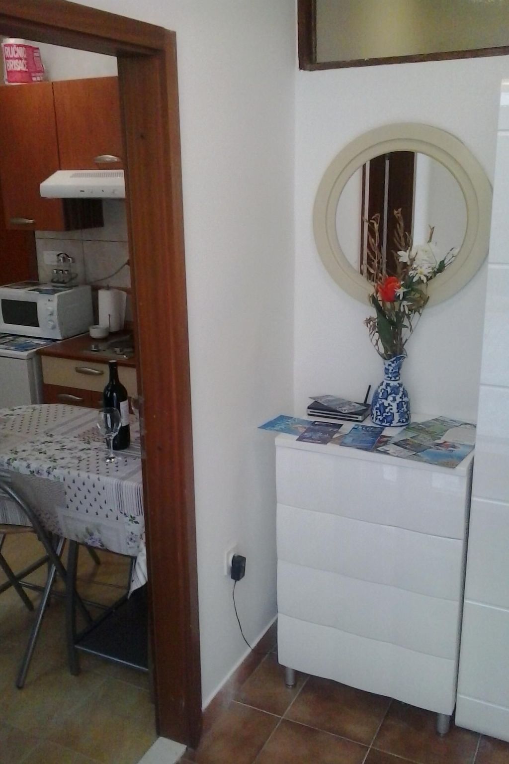 In der Nähe des Diokletian-Palastes-Drinnen