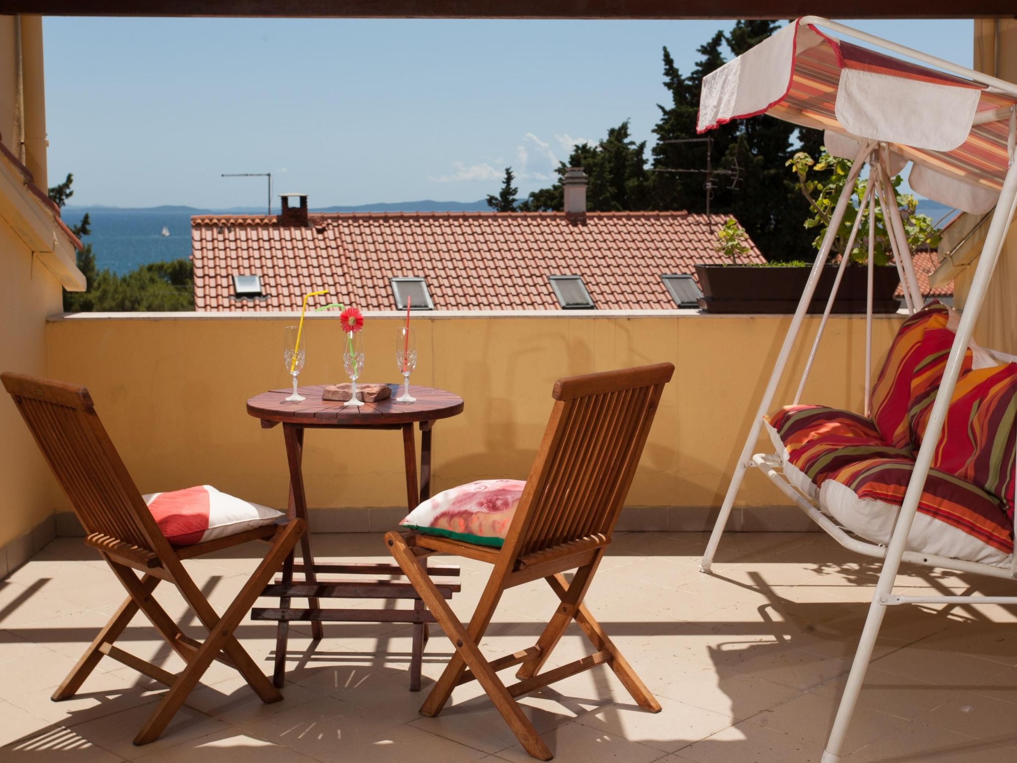 Ruhige Ferienwohnung mit herrlicher Aussicht-Drinnen