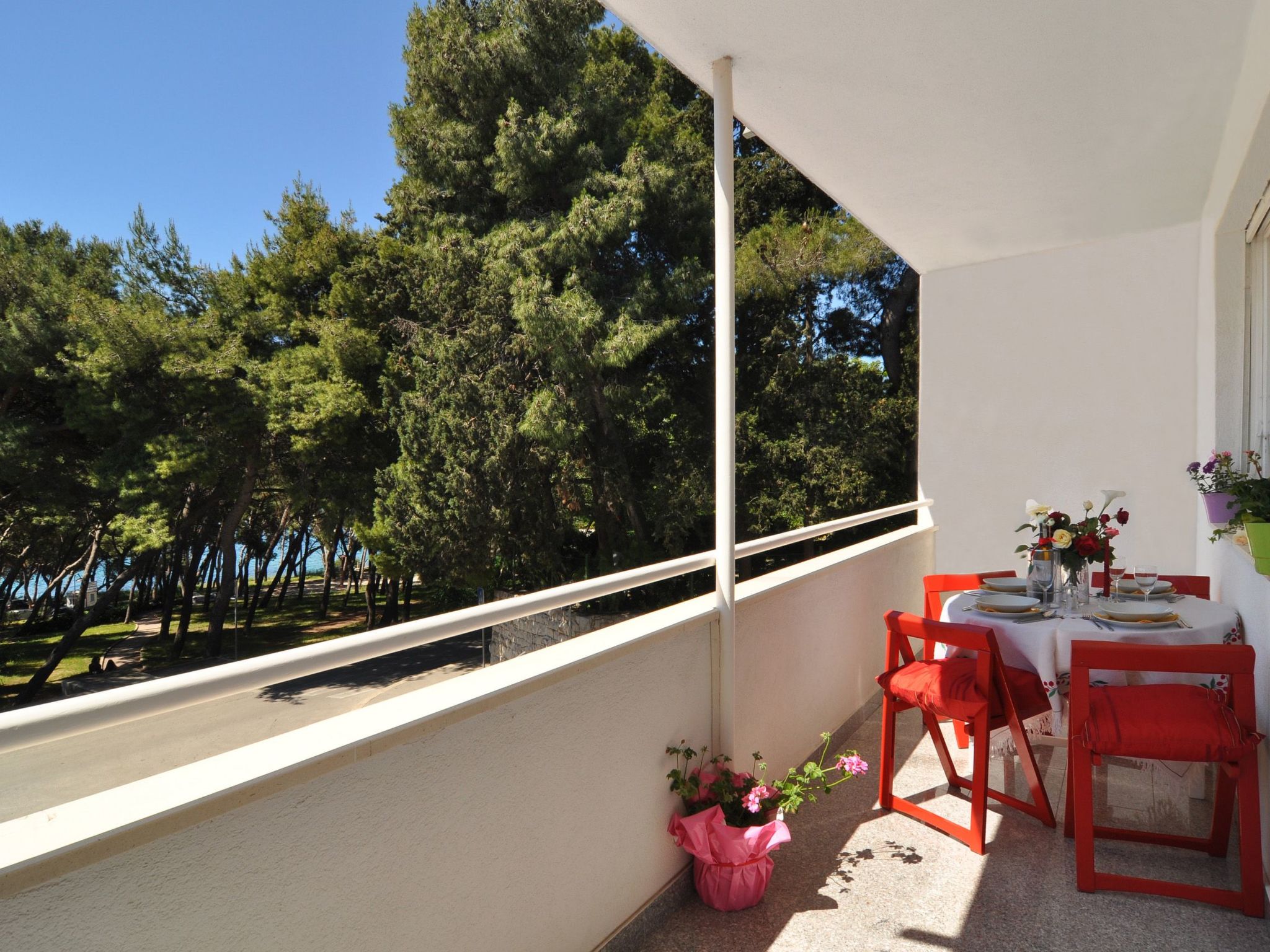 Direkt am Meer, nur einen Steinwurf von den Stränden mit Meerblick entfernt