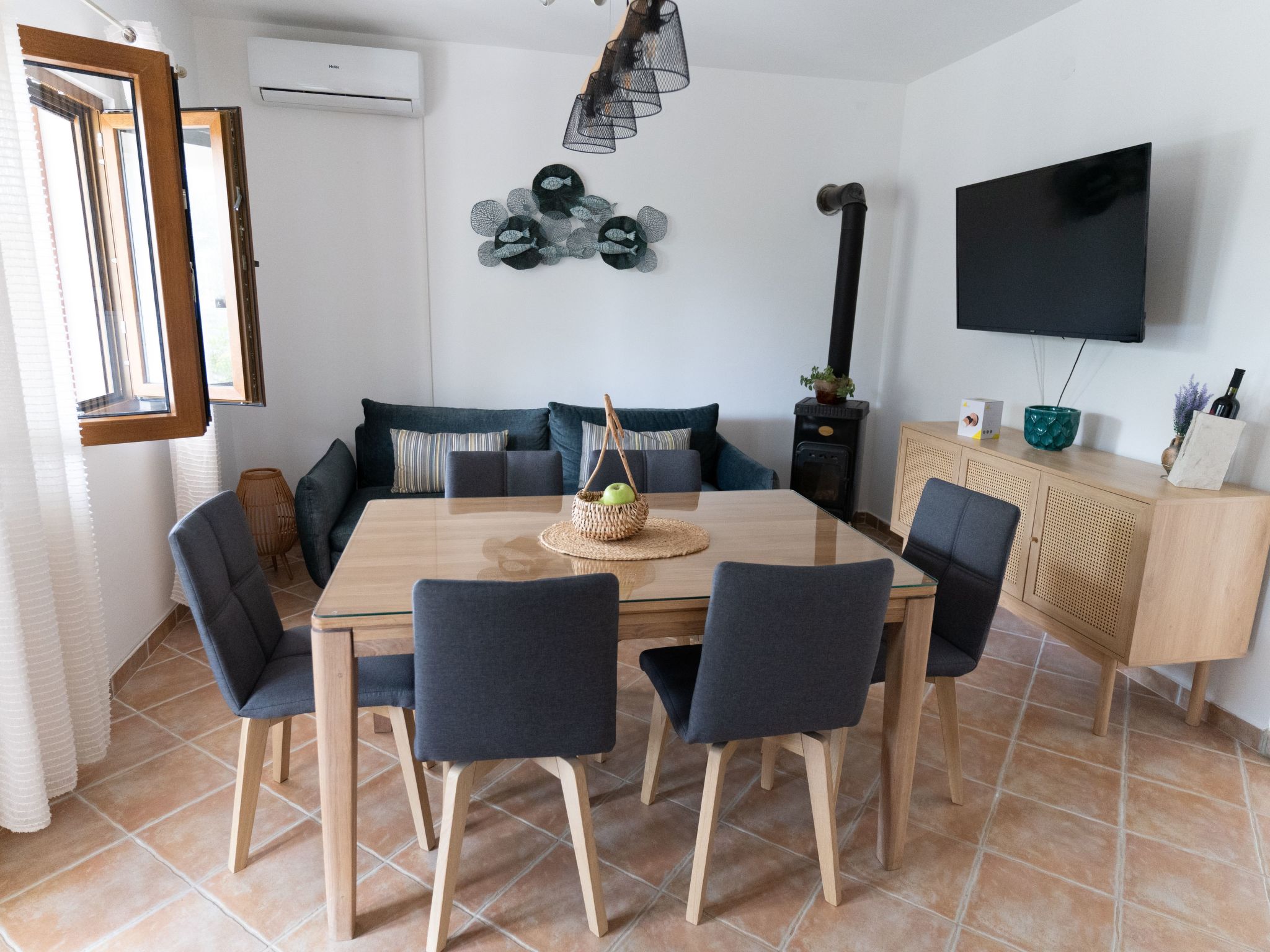 Ferienvilla "Casa Korina" mit eigenem Pool-Dedans