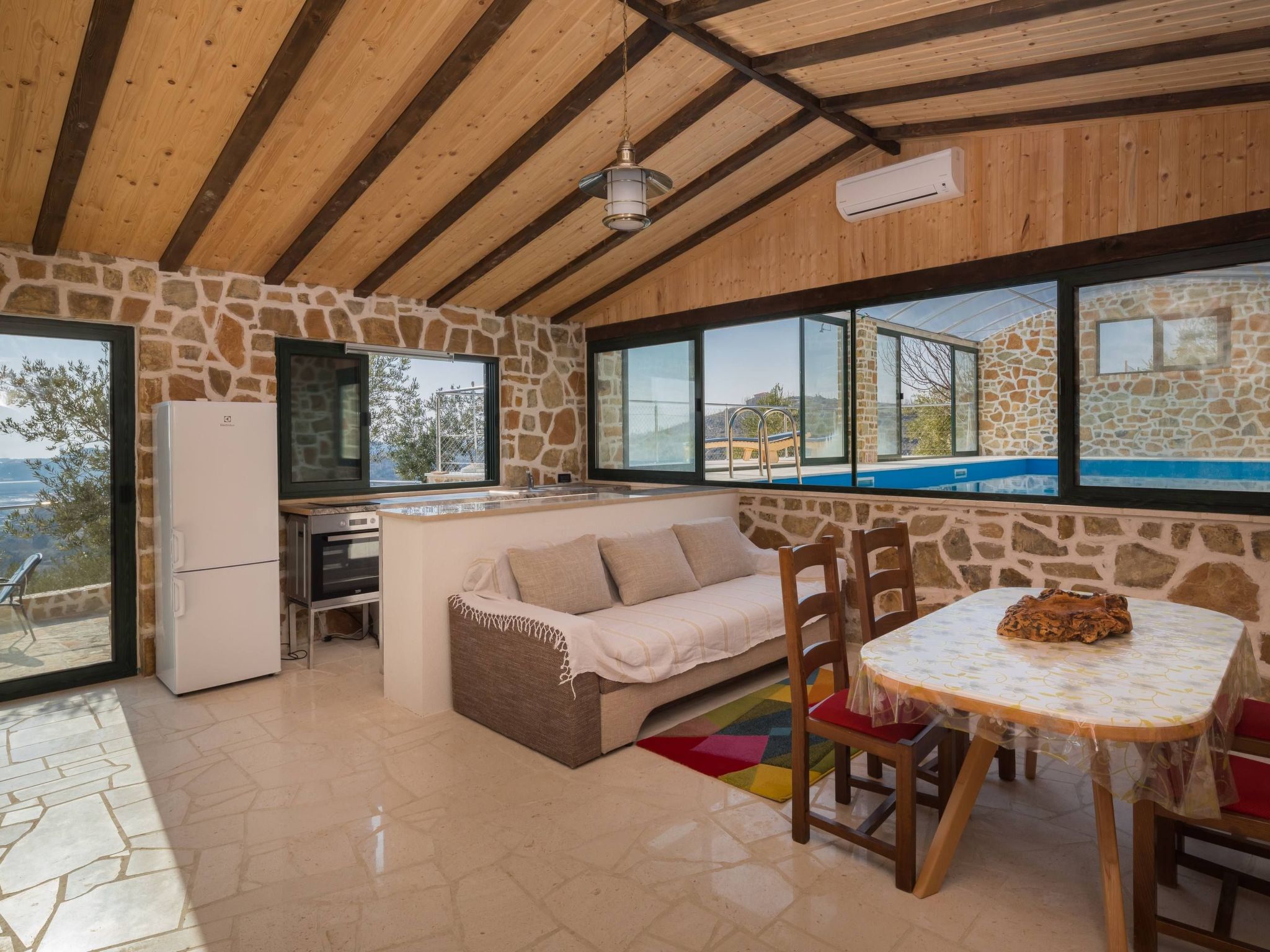 Charmantes Steinhaus mit tollem Panoramablick