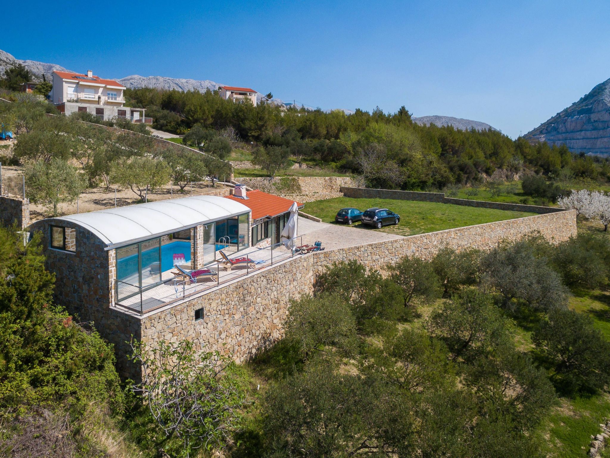 Schöne Steinvilla Divino mit Pool und Ausblick