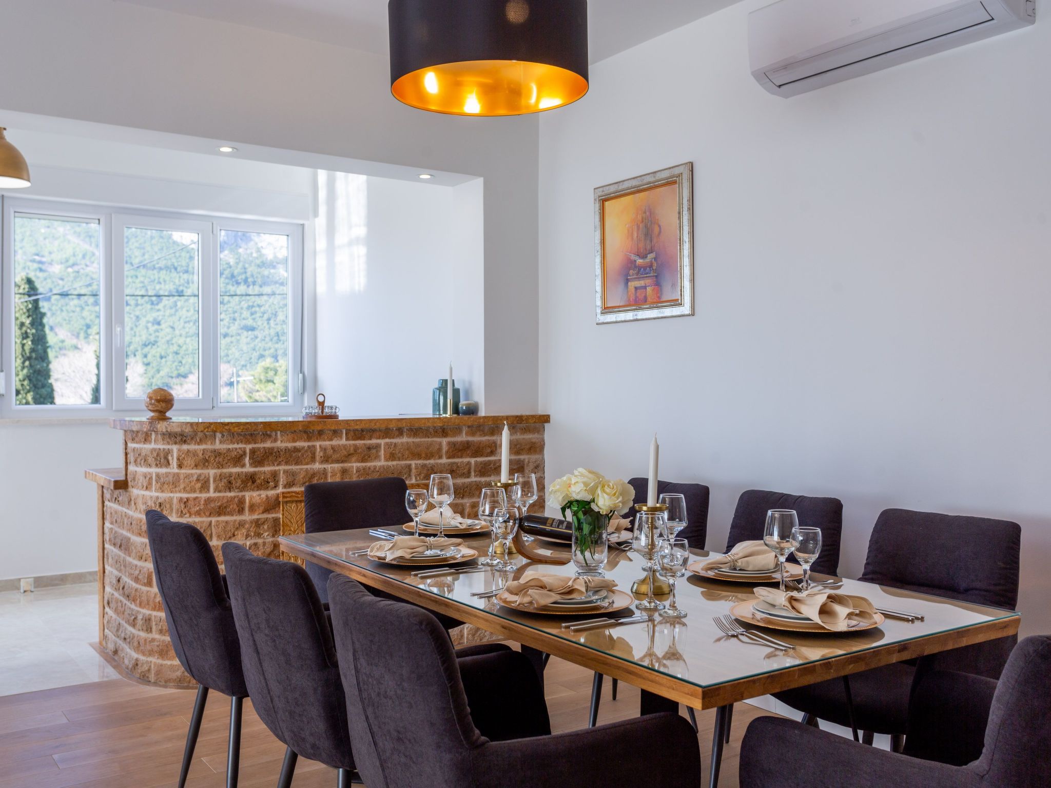 Villa Melki mit großem Privatpool-Drinnen