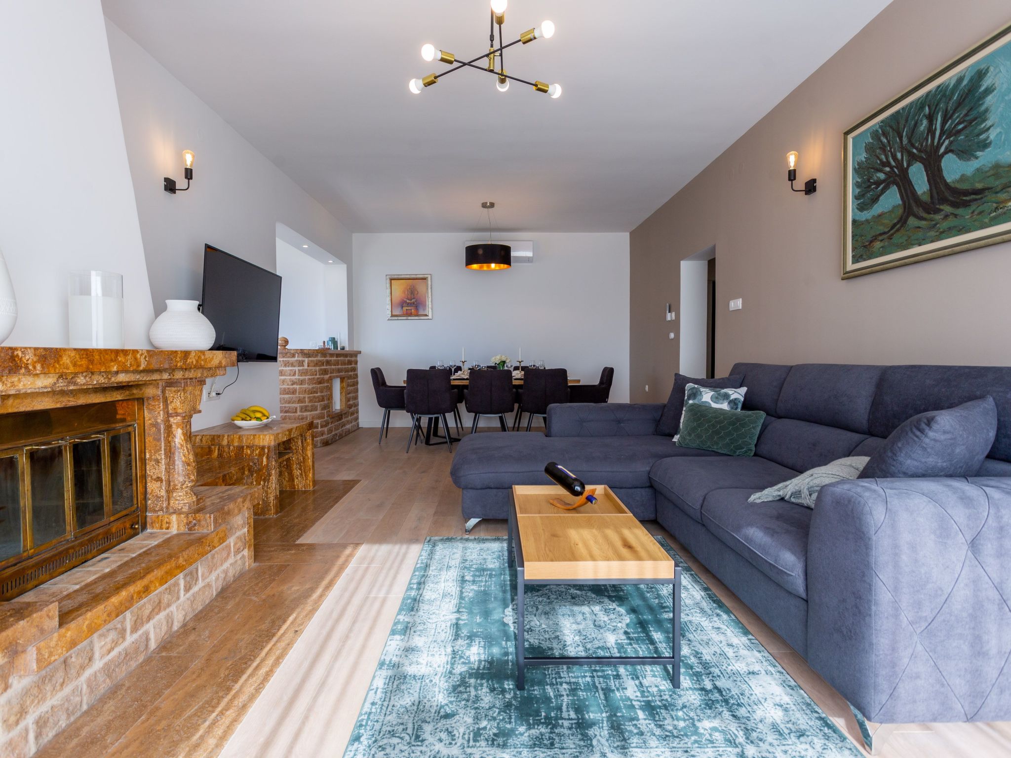 Villa Melki mit großem Privatpool-Drinnen