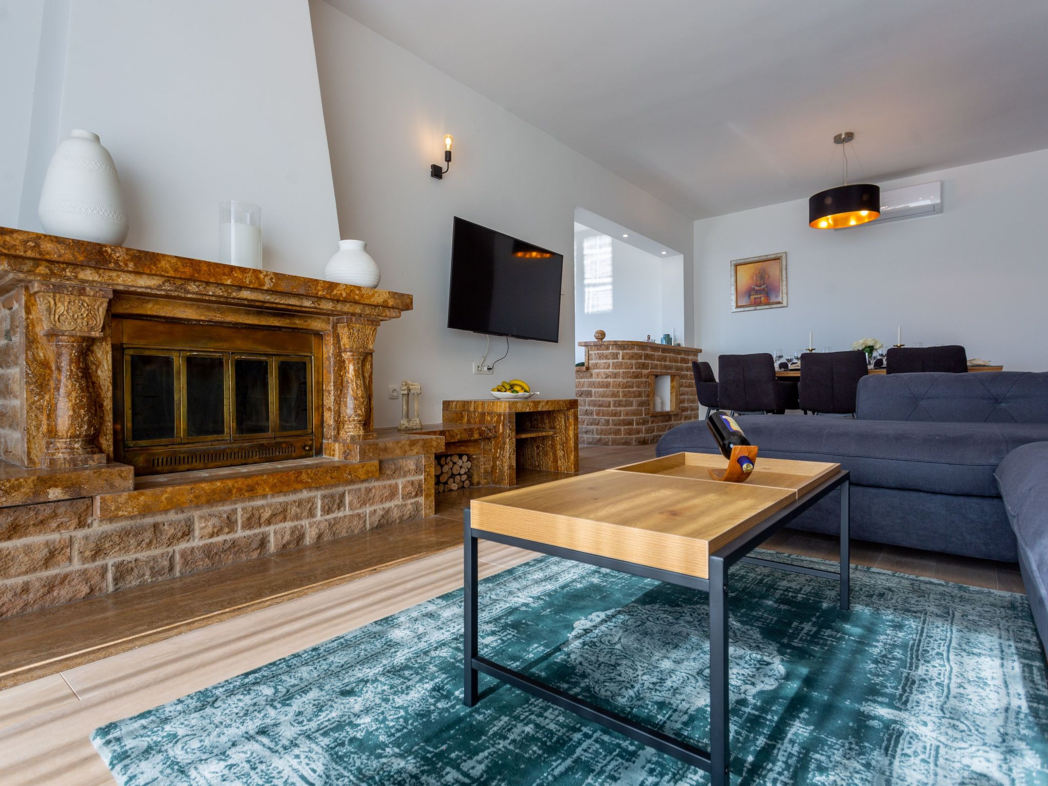 Villa Melki mit großem Privatpool-Drinnen